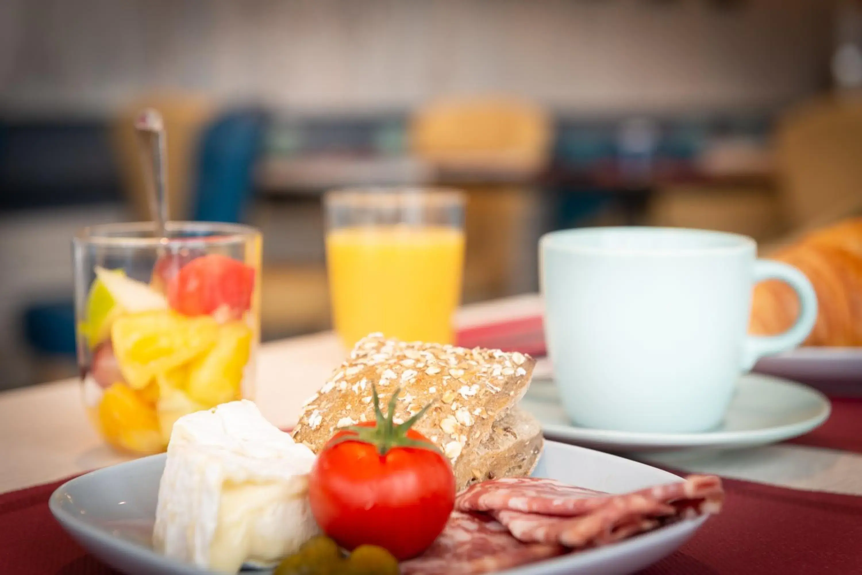 Buffet breakfast, Breakfast in Hotel de la Plage