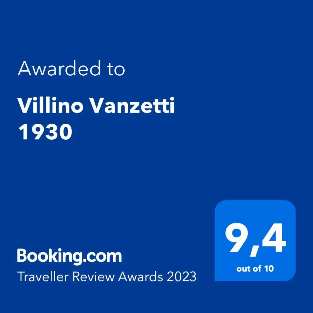 Logo/Certificate/Sign/Award in Villino Vanzetti 1930