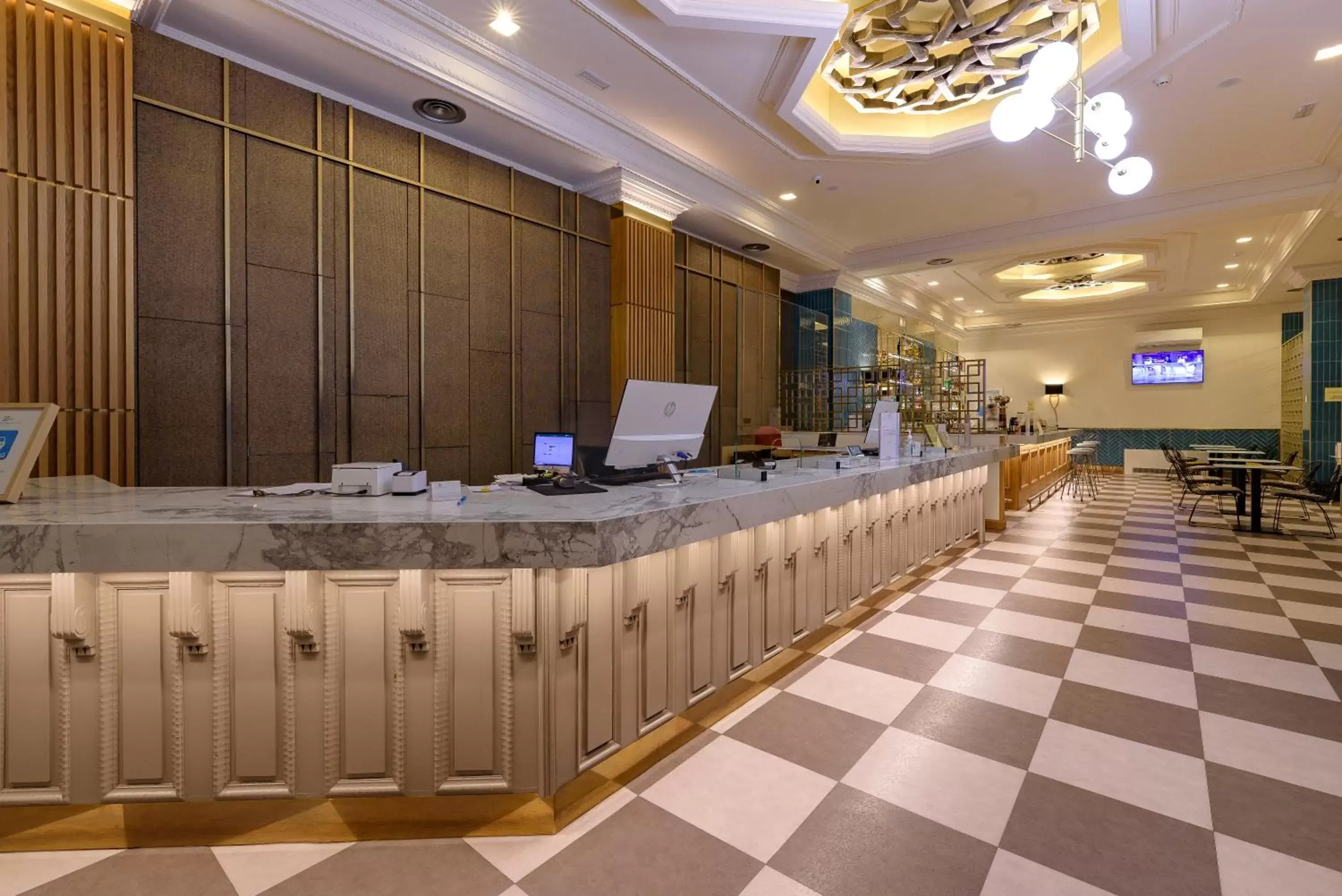 Lobby or reception in Hotel Zentral Mayoral
