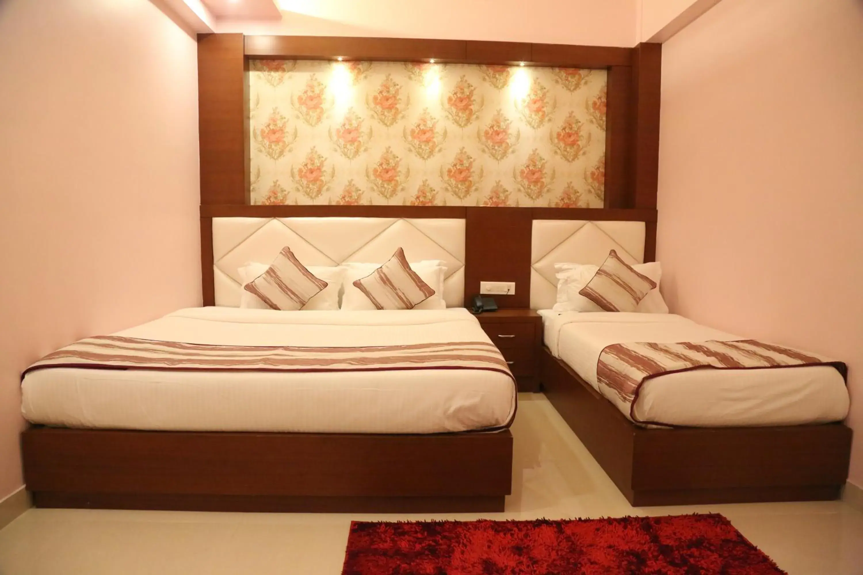 Photo of the whole room, Bed in Hotel Varanasi Inn