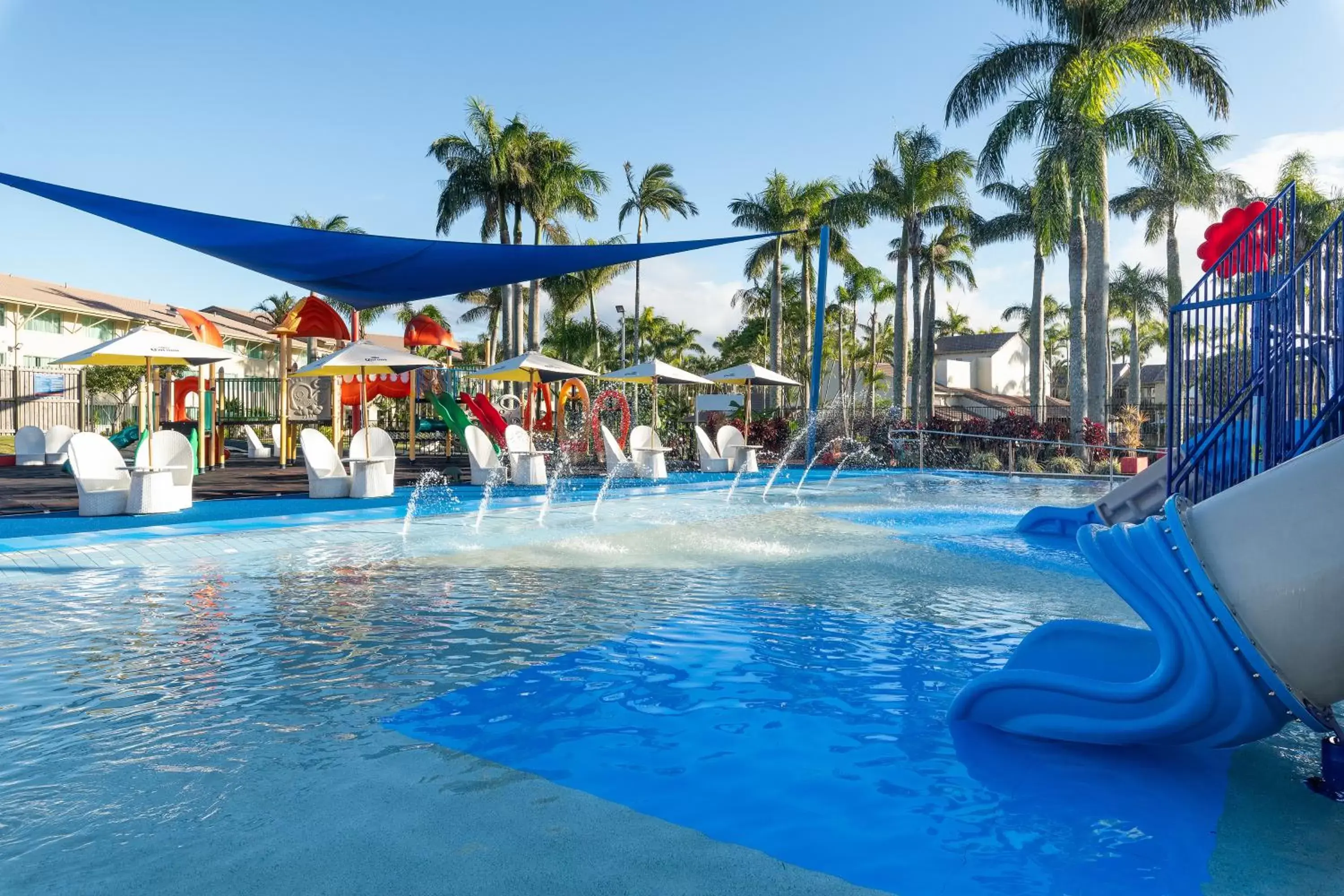 Aqua park, Swimming Pool in Oaks Sunshine Coast Oasis Resort