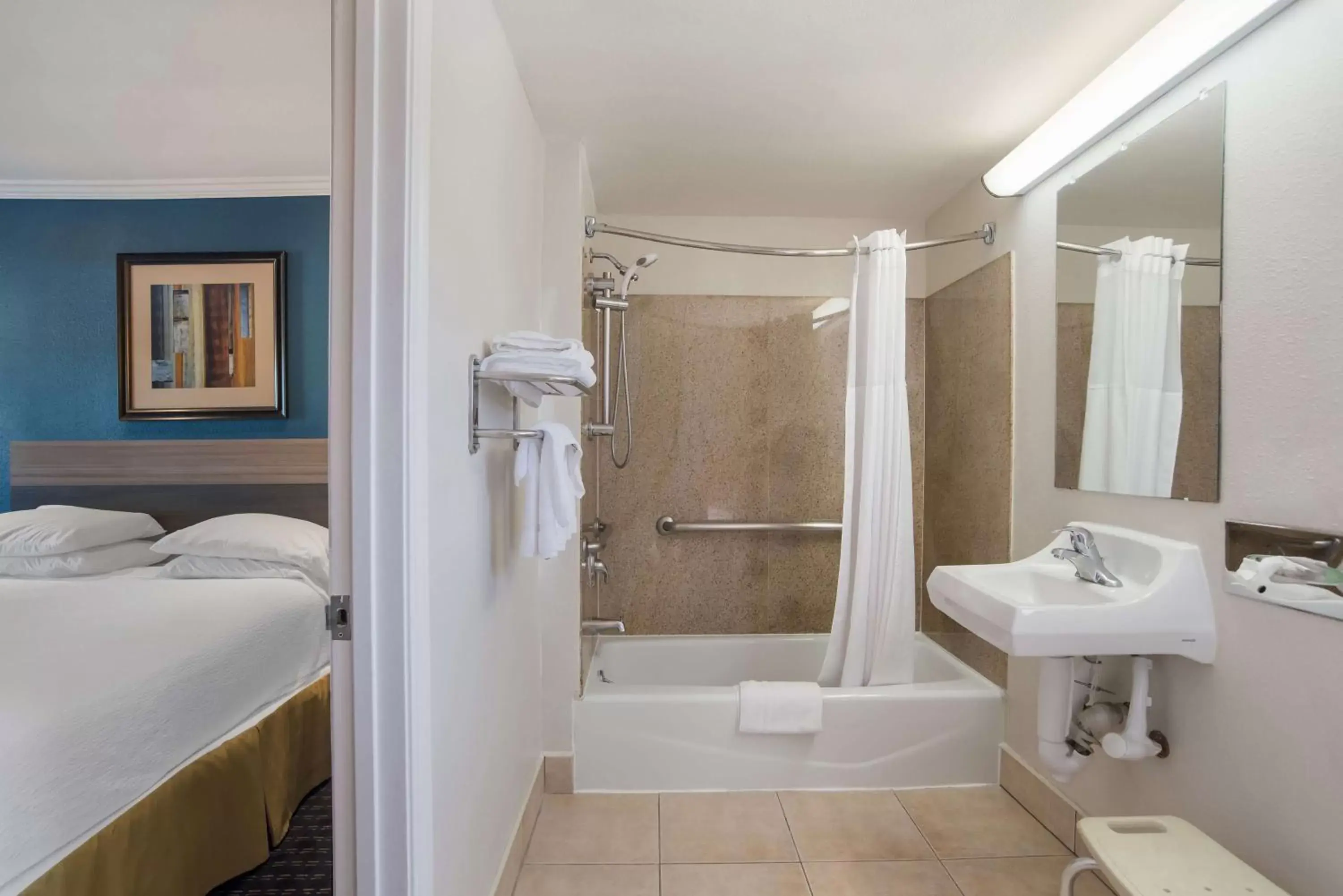 Bathroom in SureStay Hotel by Best Western San Rafael