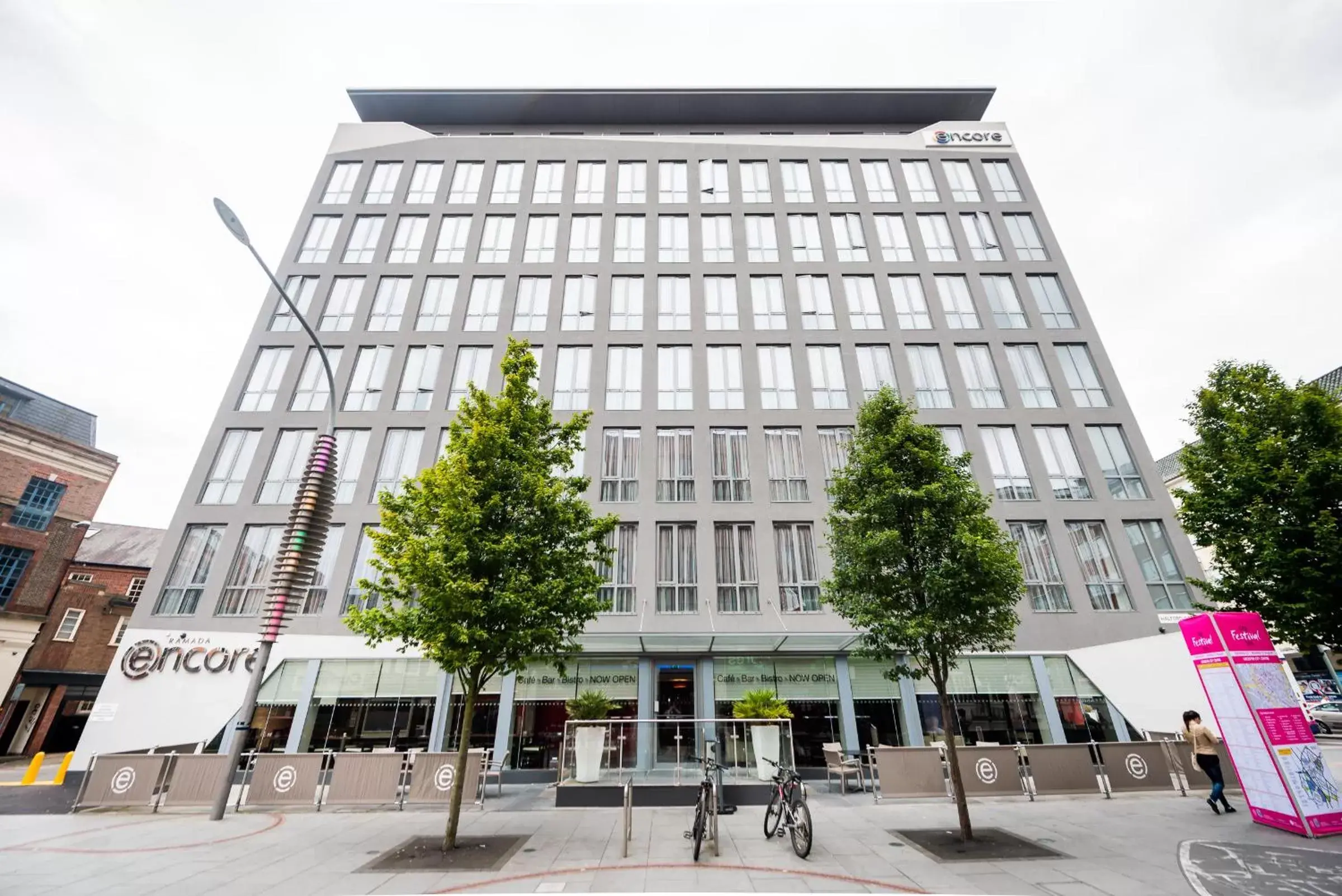 Facade/entrance in Ramada Encore Leicester City Centre Facade/entrance in Ramada Encore Leicester City Centre
