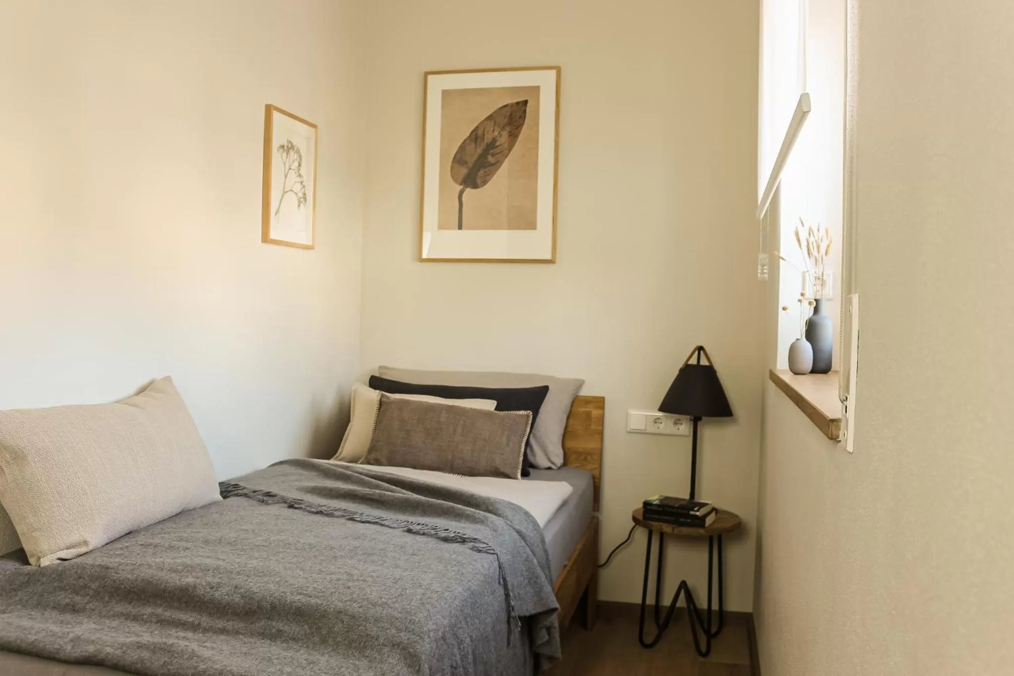 Photo of the whole room, Bed in Das Kornburg-Quartier