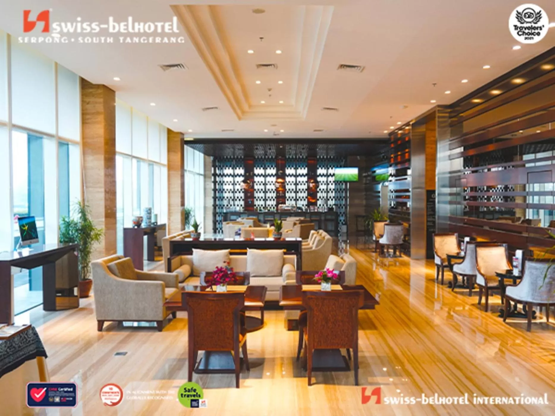 Lobby or reception in Swiss-Belhotel Serpong