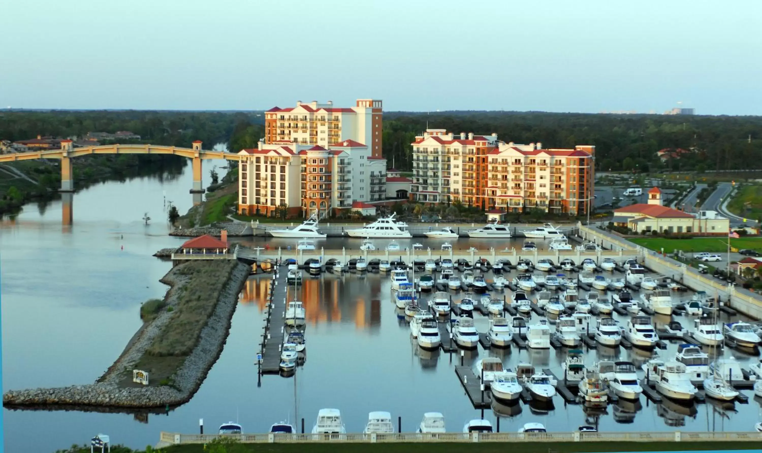 Property building, Bird's-eye View in Marina Inn at Grande Dunes