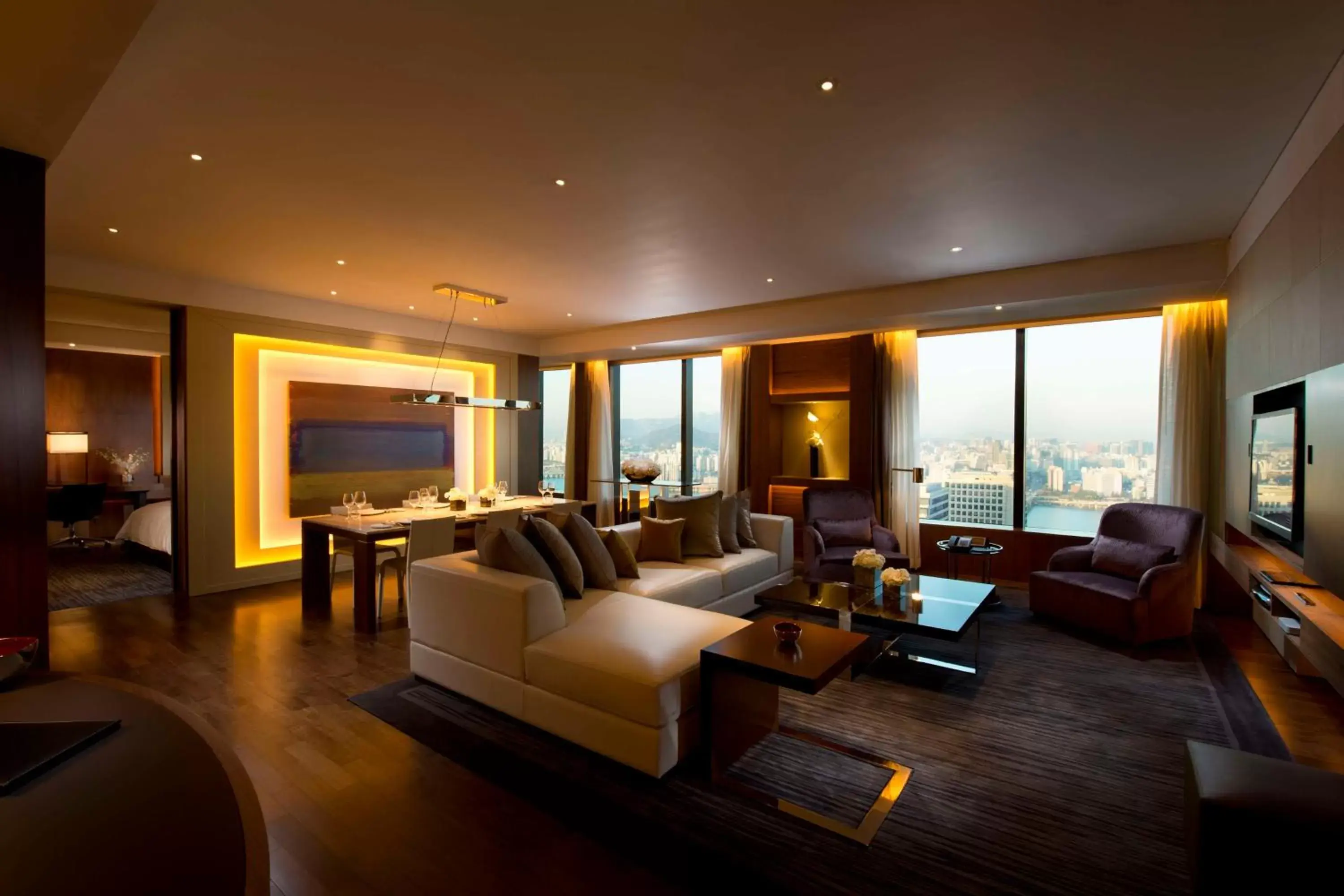 Living room, Seating Area in Conrad Seoul