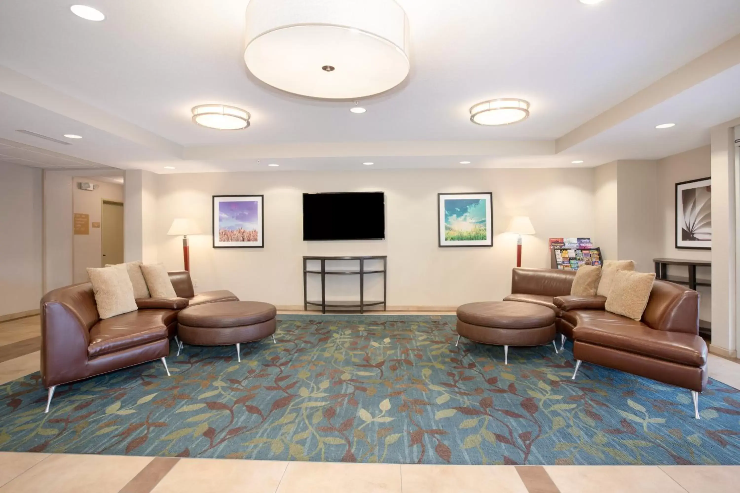 Property building, Seating Area in Candlewood Suites Manhattan, an IHG Hotel