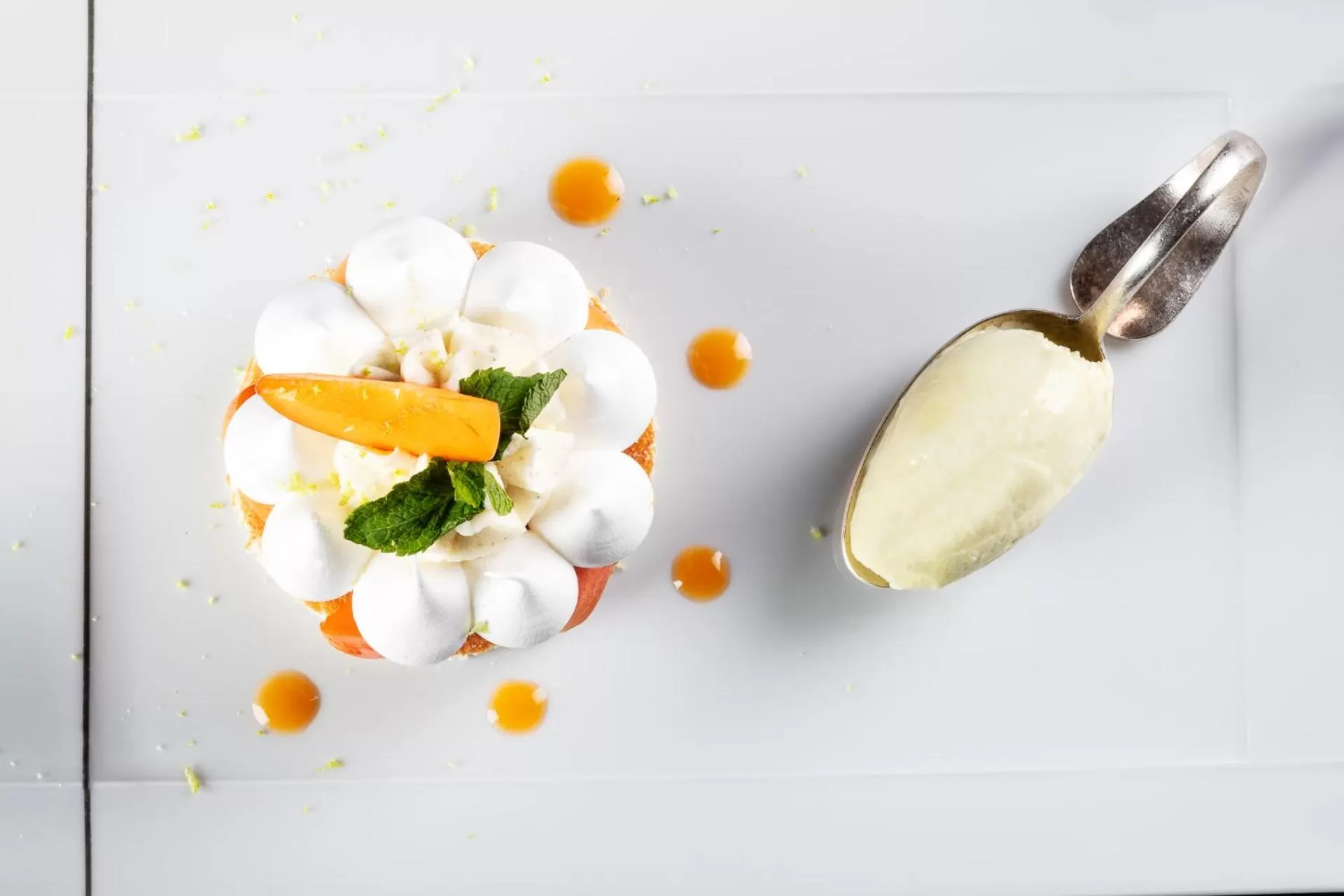 Food close-up in Le Pré du Moulin - Maison Alonso - Hôtel & Restaurant