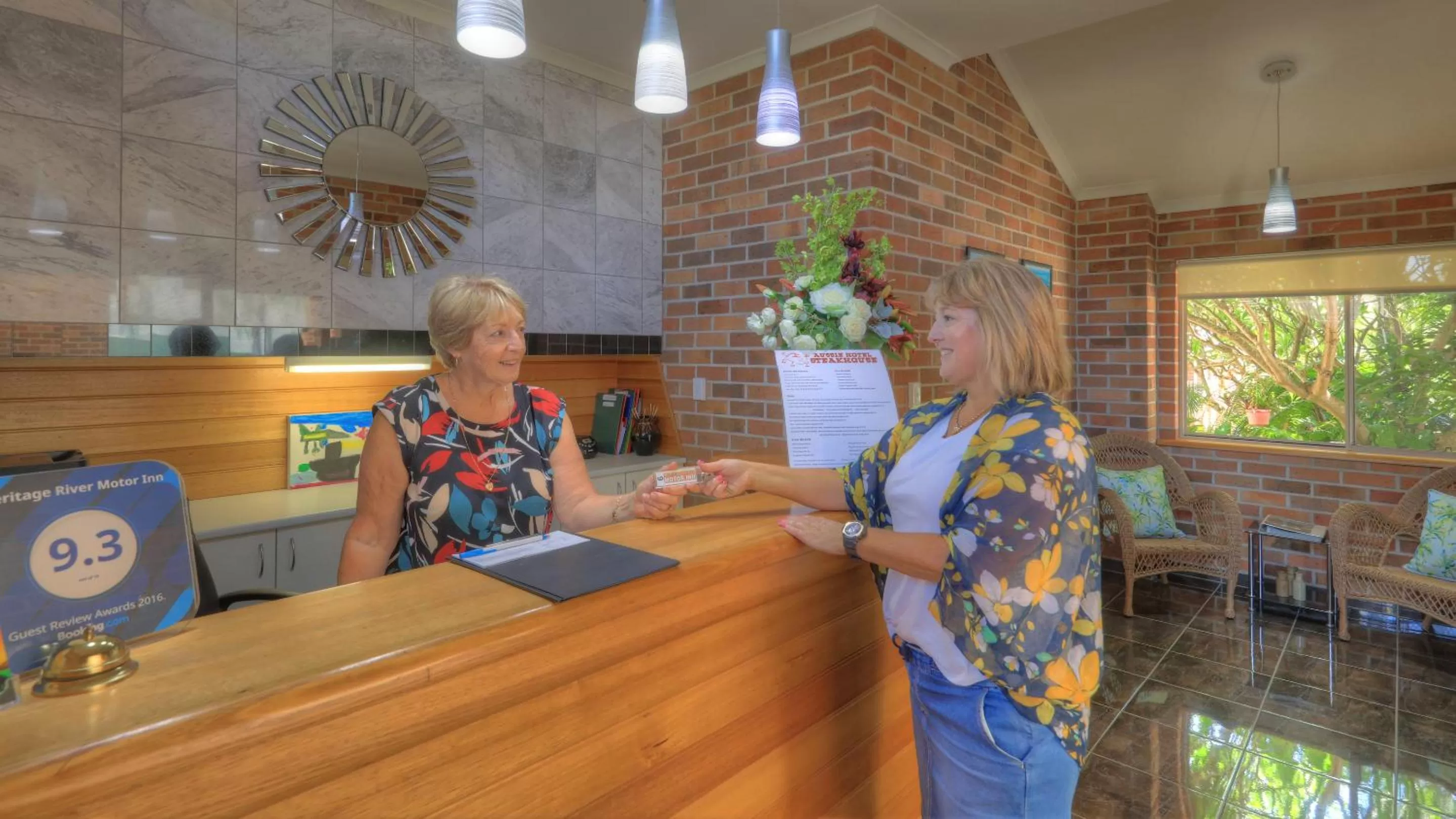 Lobby or reception in Heritage River Motor Inn
