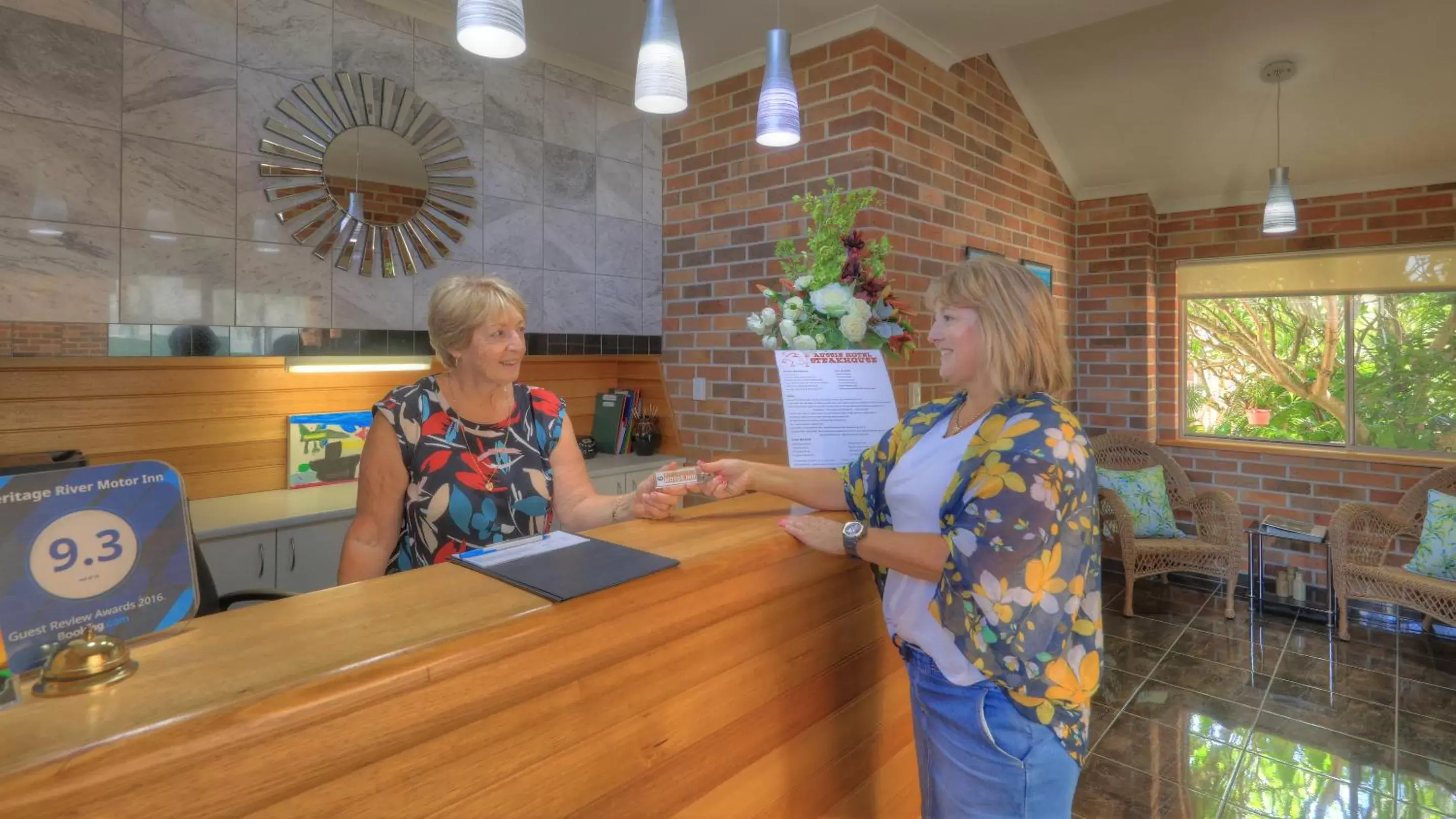Lobby or reception in Heritage River Motor Inn Lobby or reception in Heritage River Motor Inn