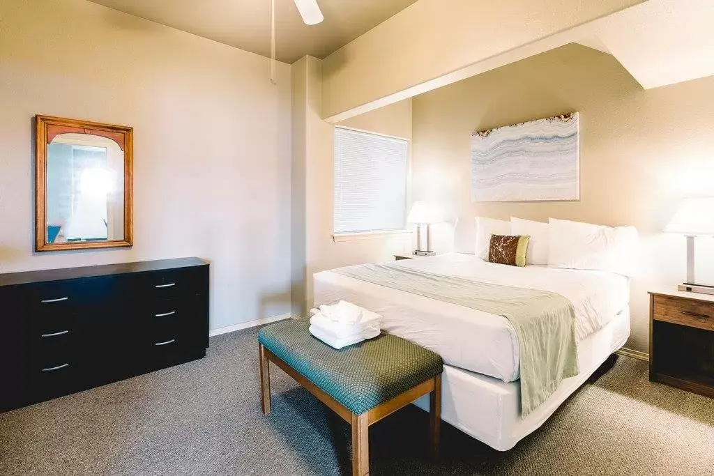 Bed in The Waterfront at Potlatch Bed in The Waterfront at Potlatch