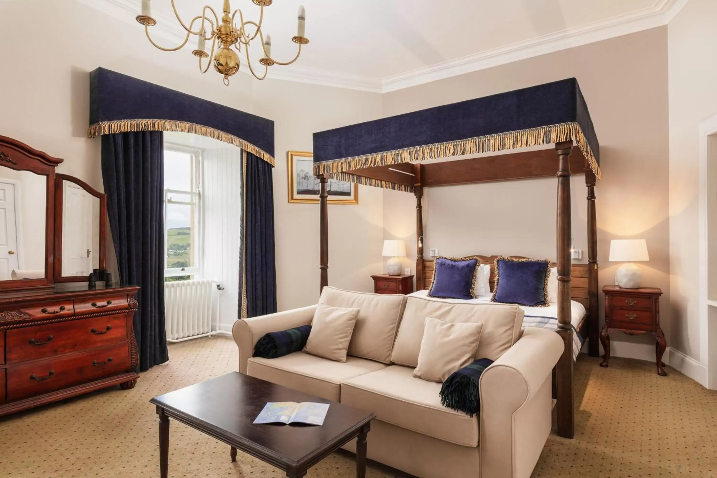 Bed in Tulloch Castle Hotel ‘A Bespoke Hotel’