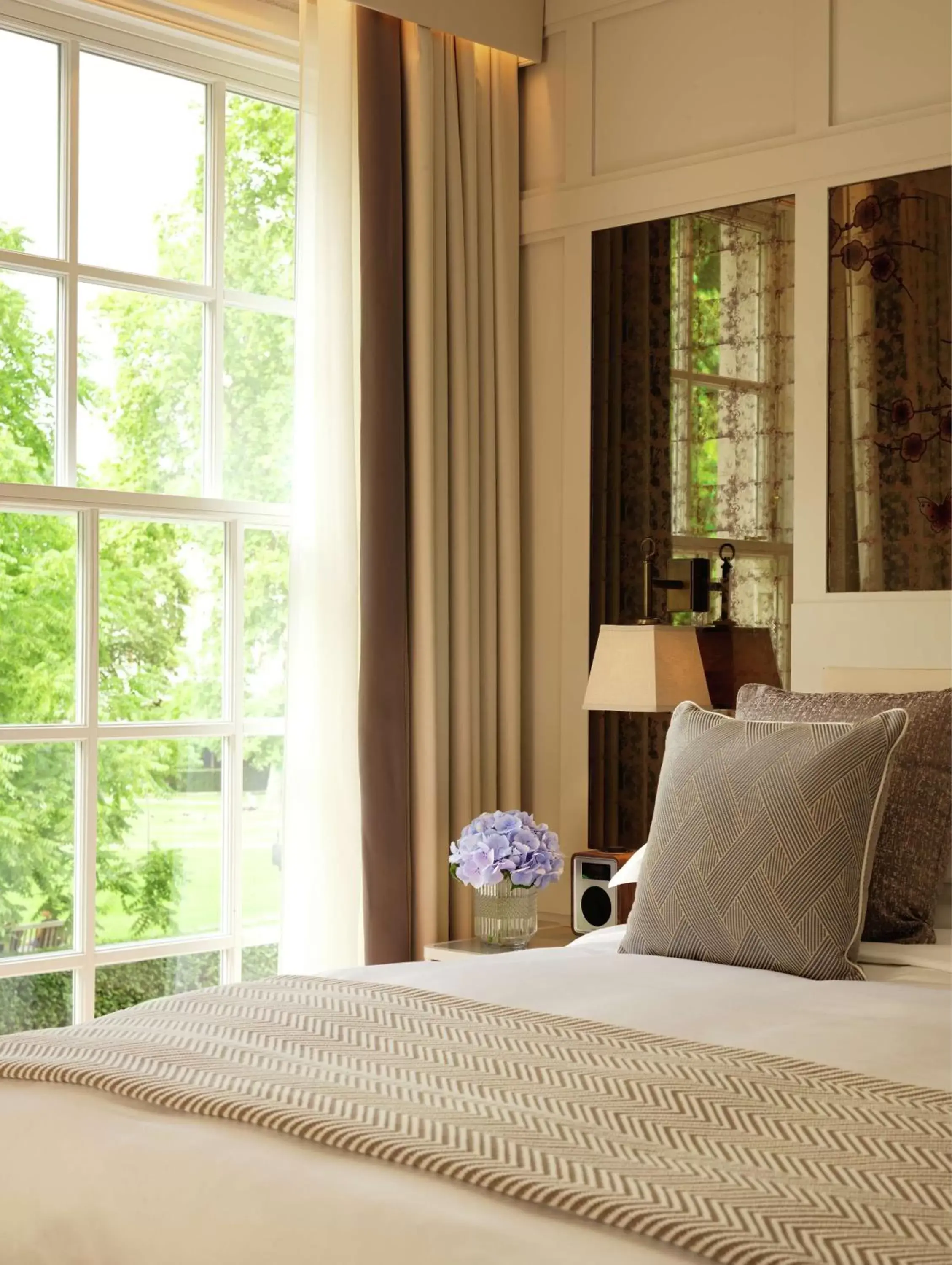 Bed, View in The Biltmore Mayfair, LXR Hotels & Resorts