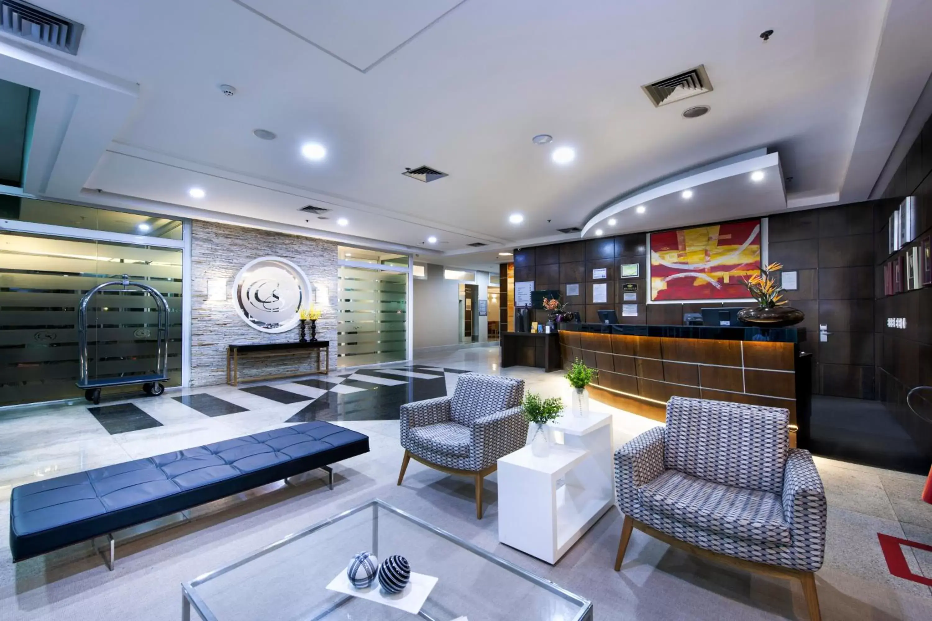 Lobby or reception in Comfort Suites Macaé Lobby or reception in Comfort Suites Macaé