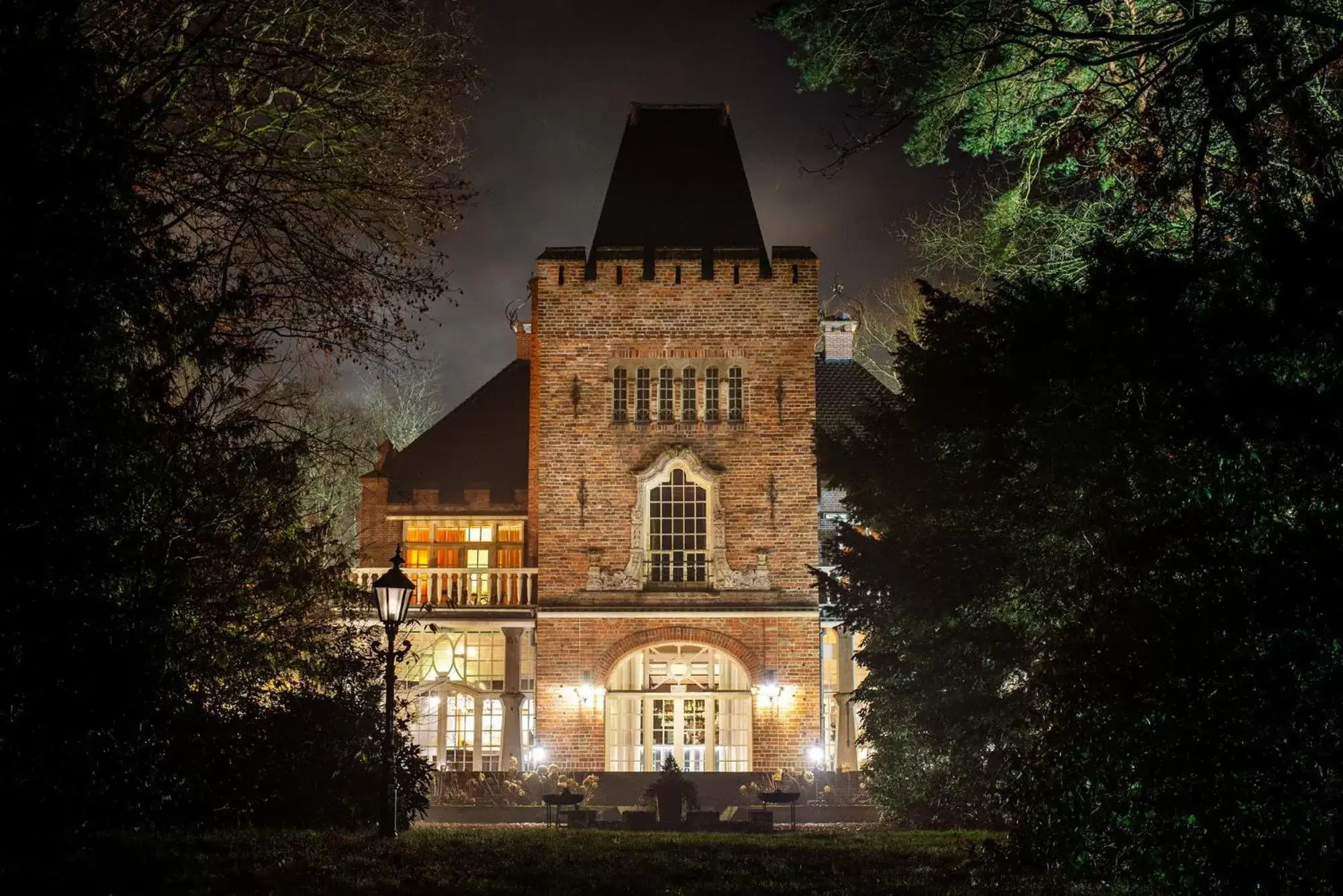 Facade/entrance in Kasteel Kerckebosch