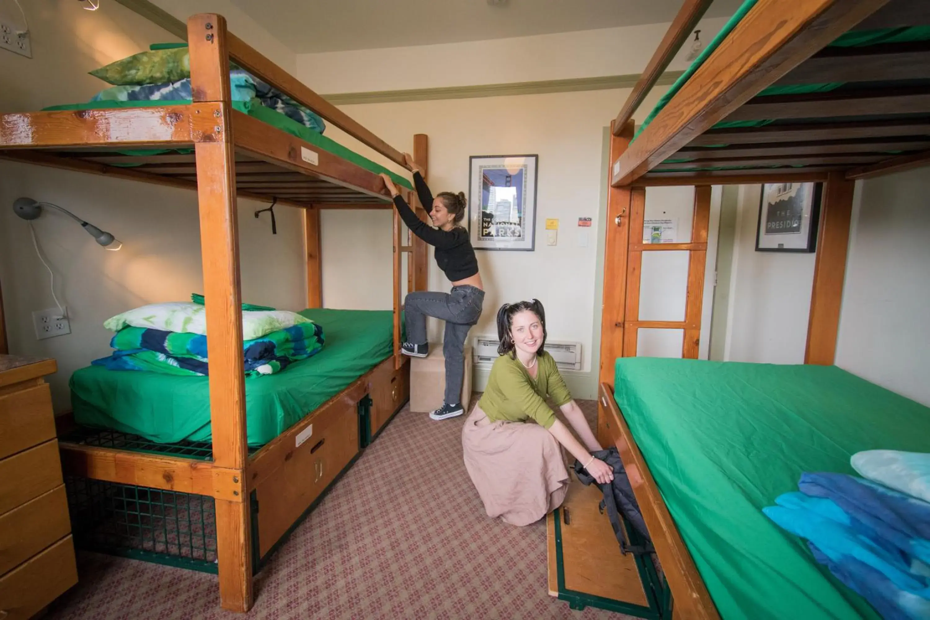 Bunk Bed in Green Tortoise Hostel