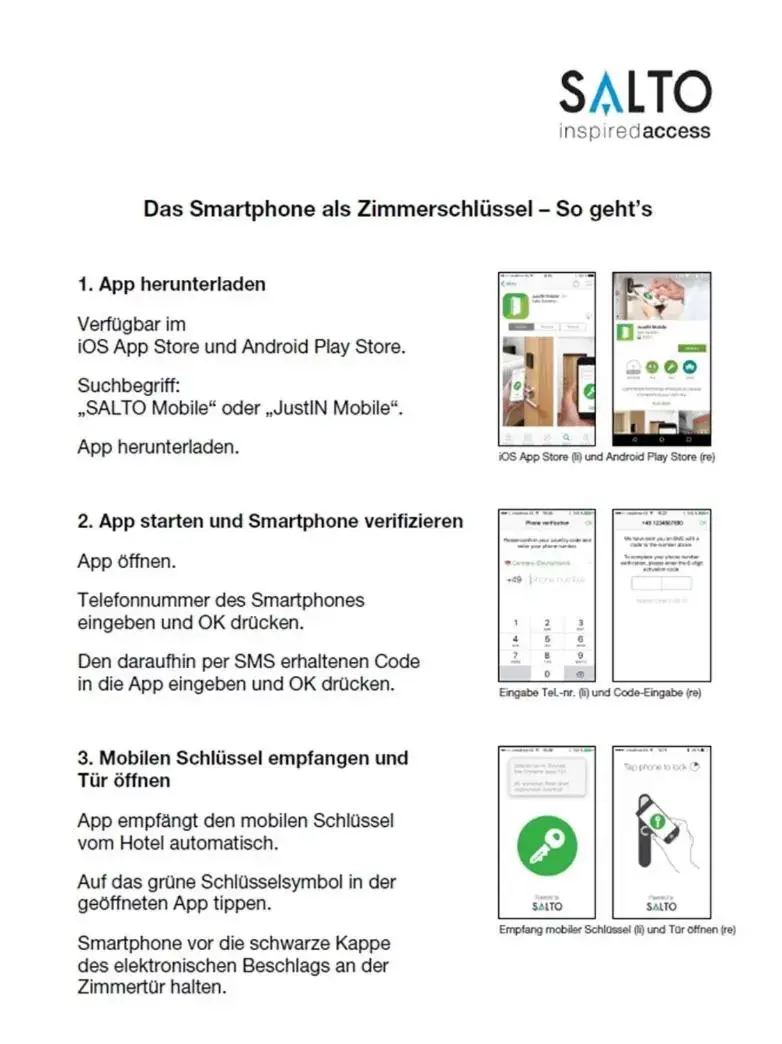 Floor Plan in Anstatthotel Zug - contactless check-in