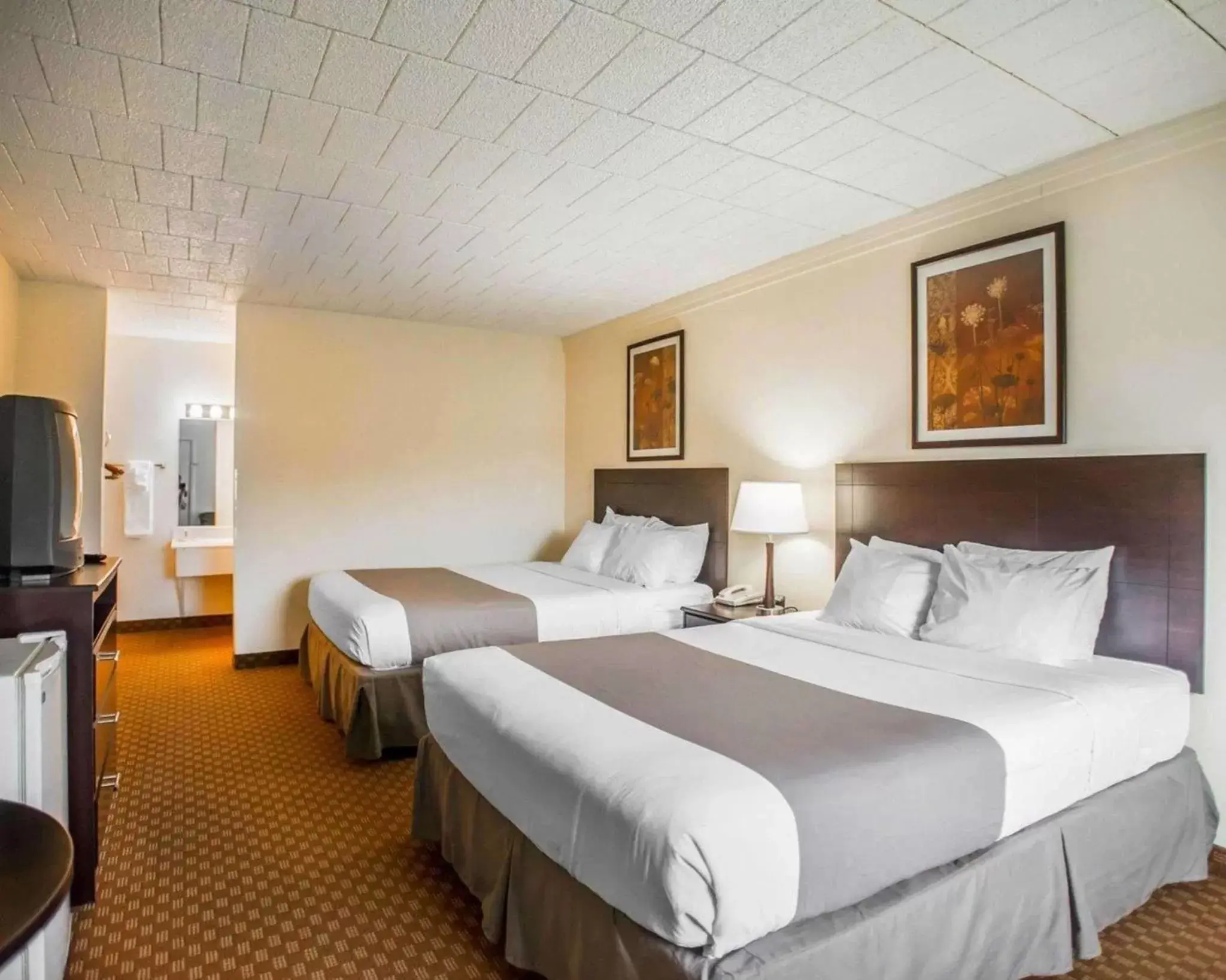 Queen Room with Two Queen Beds - Non-Smoking in Econo Lodge Inn & Suites Shamokin Dam - Selinsgrove