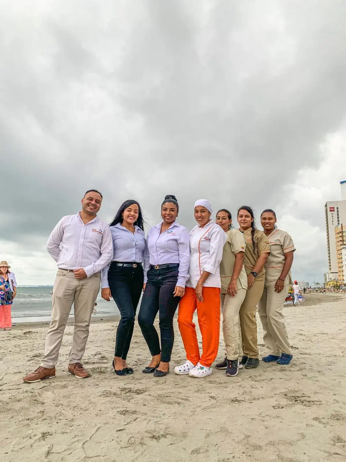 People, Beach in Hotel Cabrero Mar