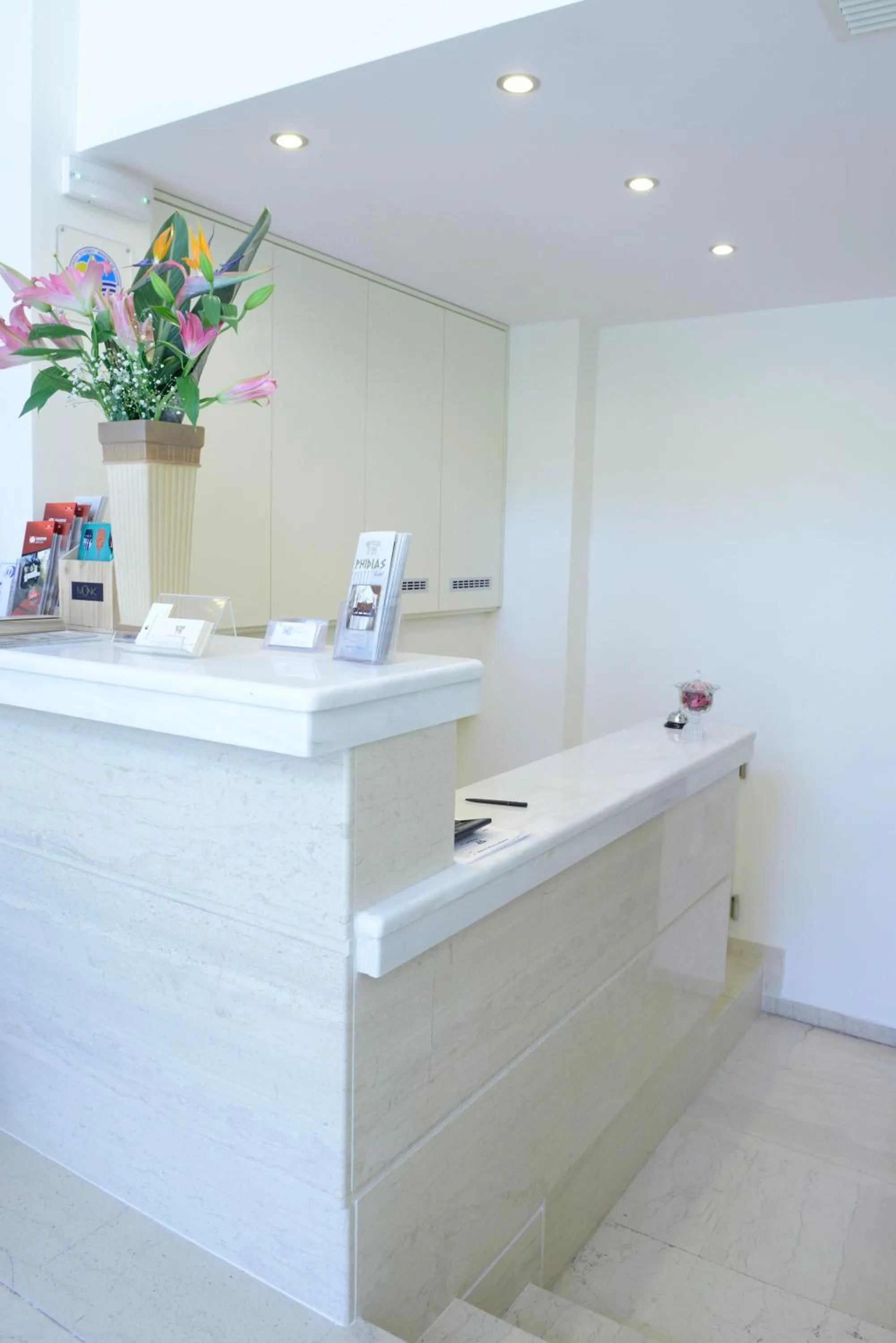 Lobby or reception in Phidias Hotel