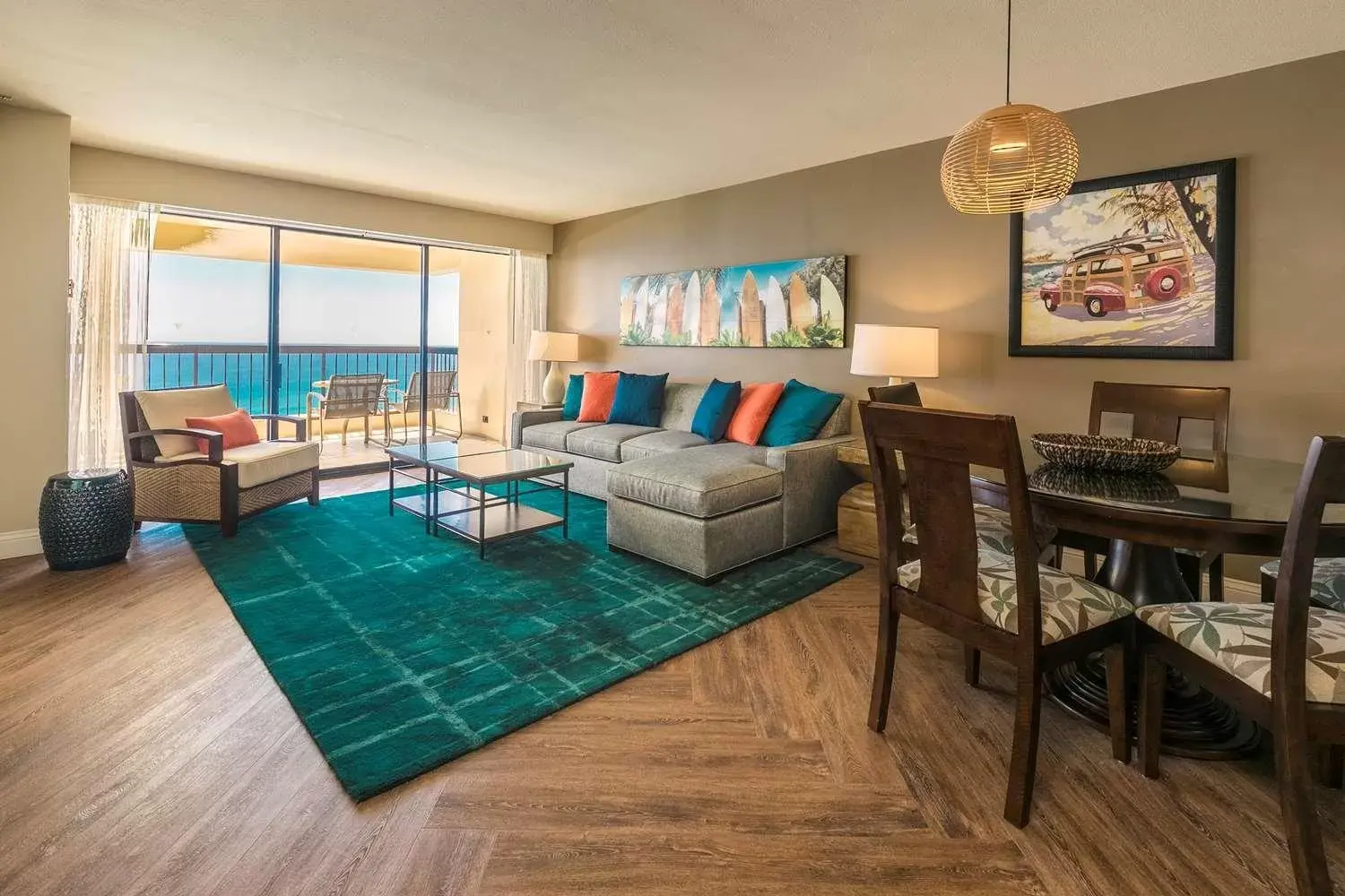 Living room, Seating Area in Aston Waikiki Beach Tower