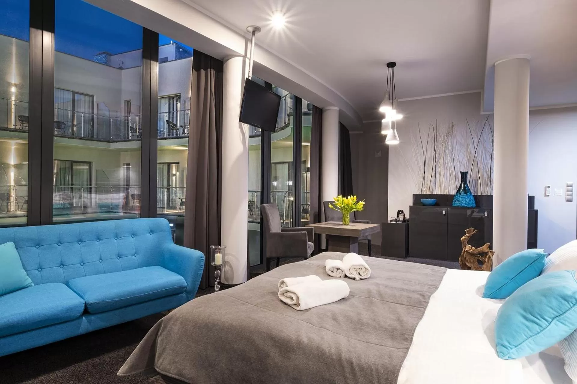 View (from property/room), Bed in Max Health Resort SPA