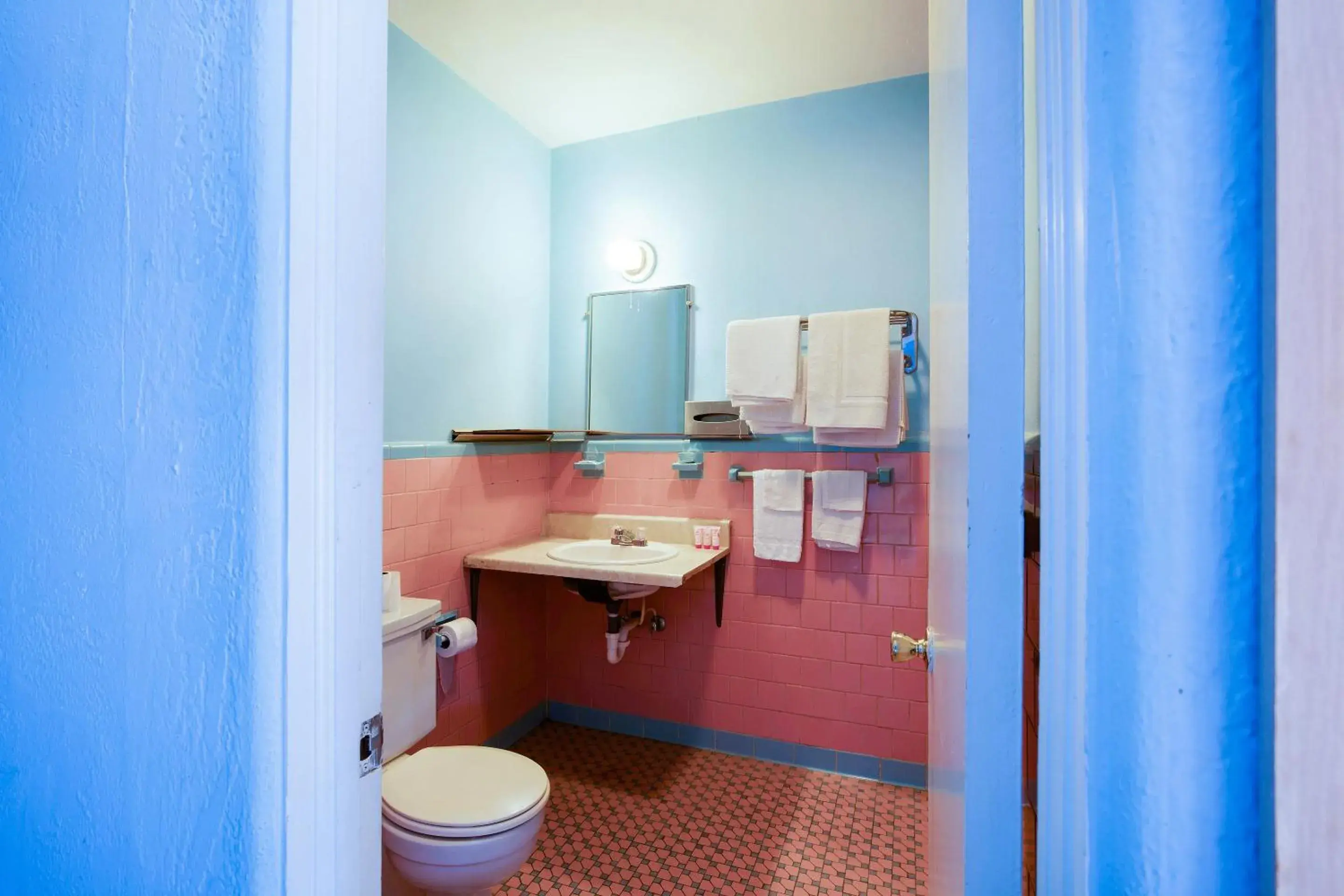 Bathroom in OYO Hotel Salem-Roanoke I-81