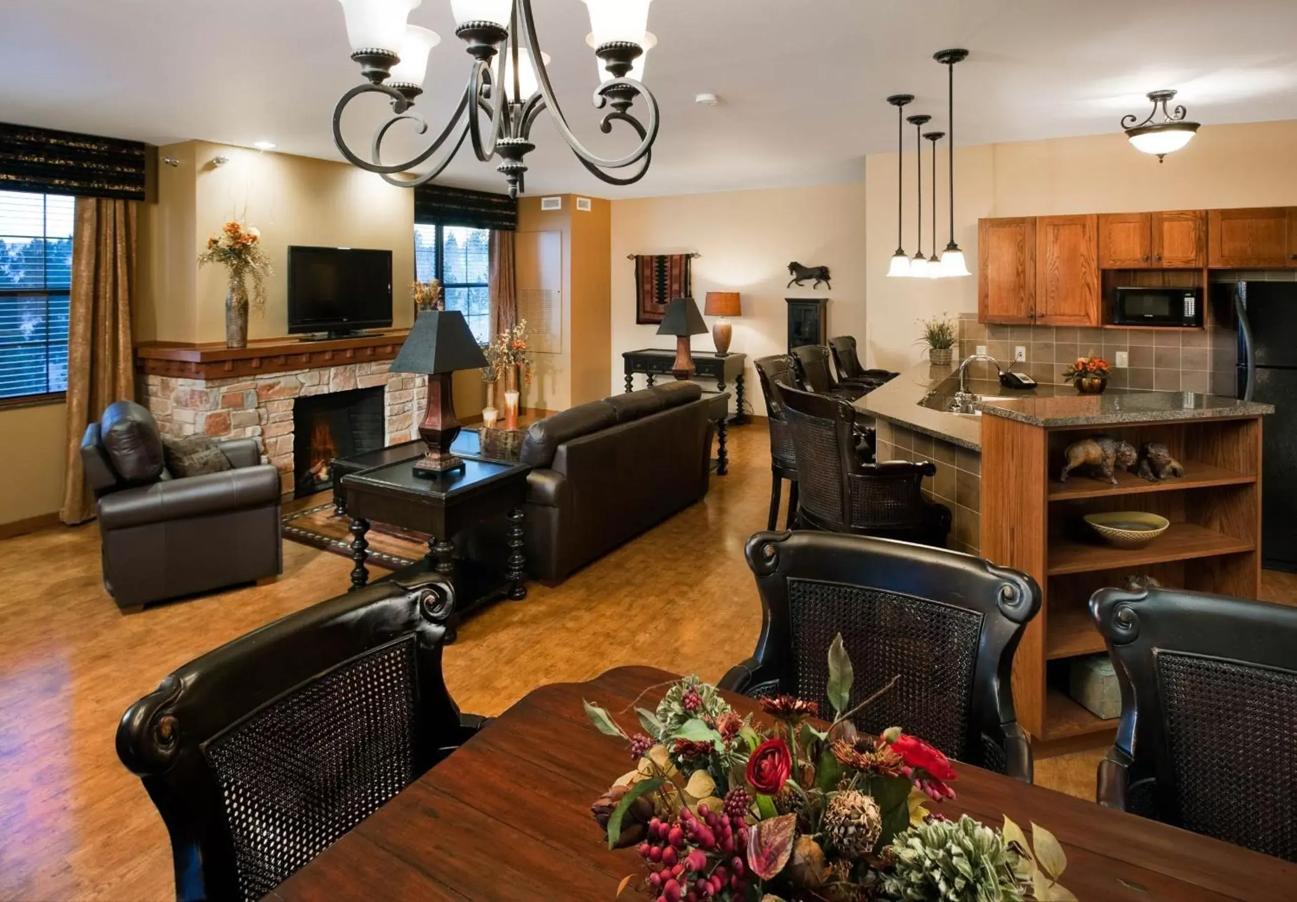 Kitchen or kitchenette in The Lodge at Deadwood