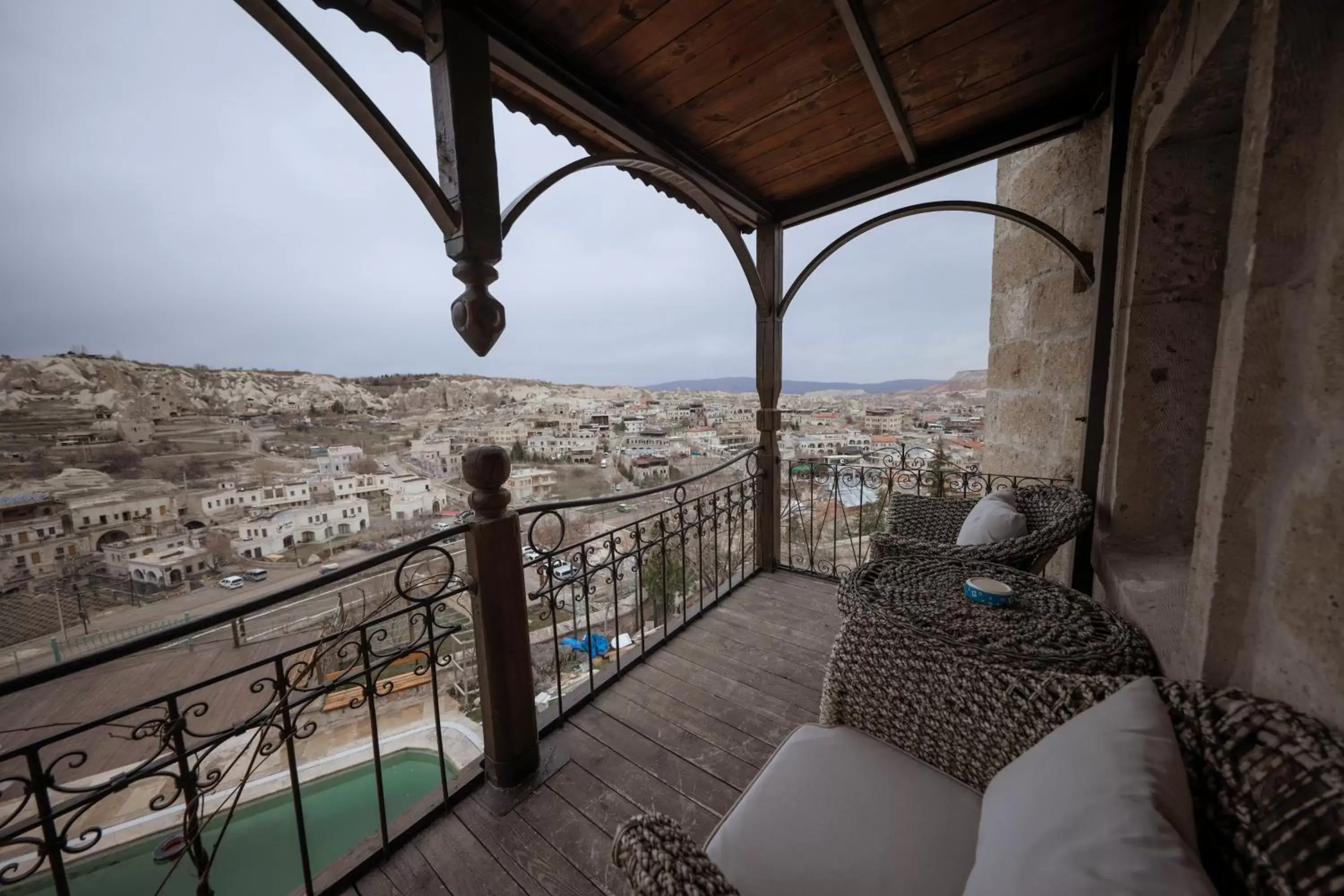 Balcony/Terrace in Kelebek Special Cave Hotel & Spa