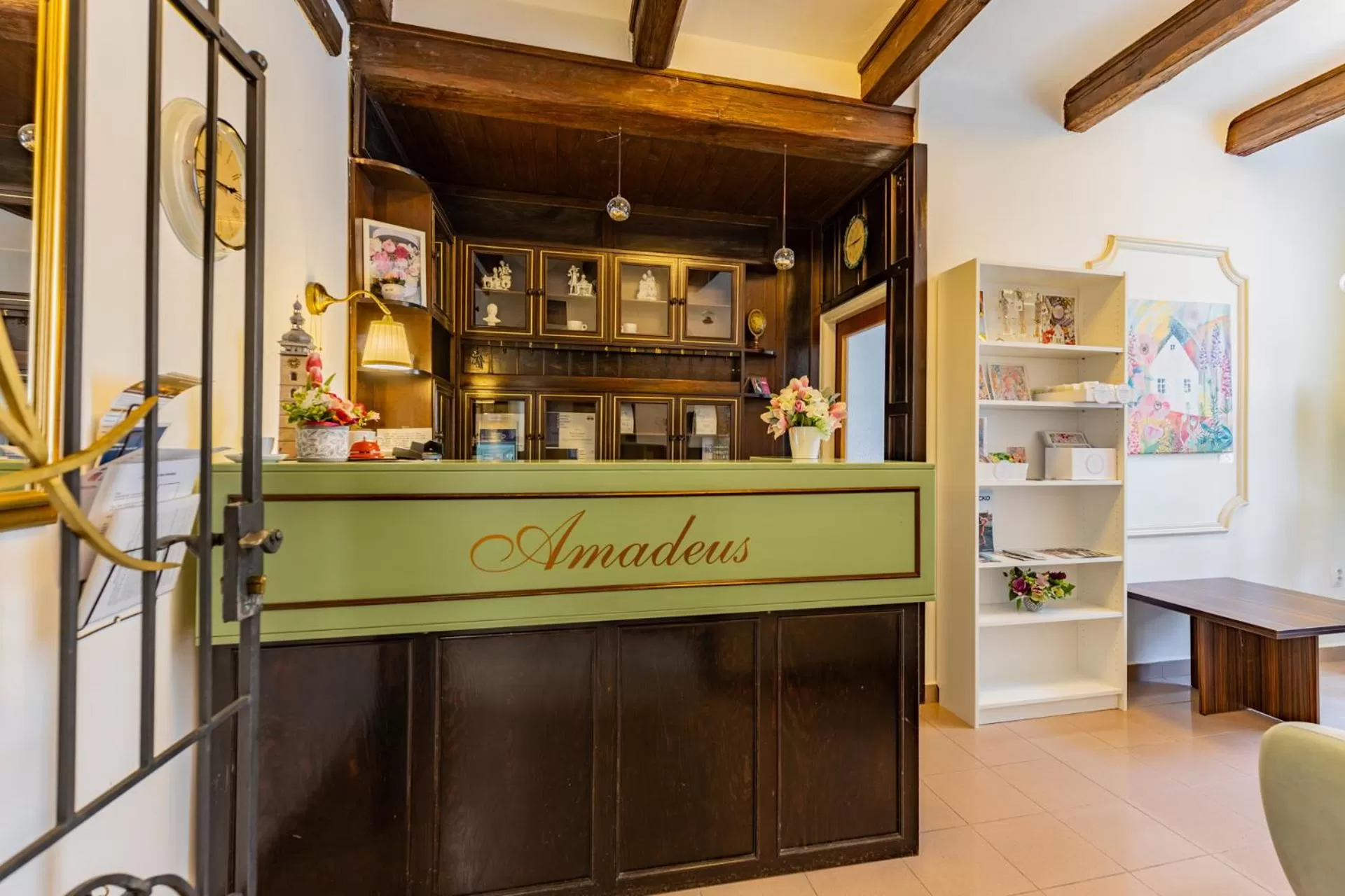 Lobby or reception in Hotel Amadeus