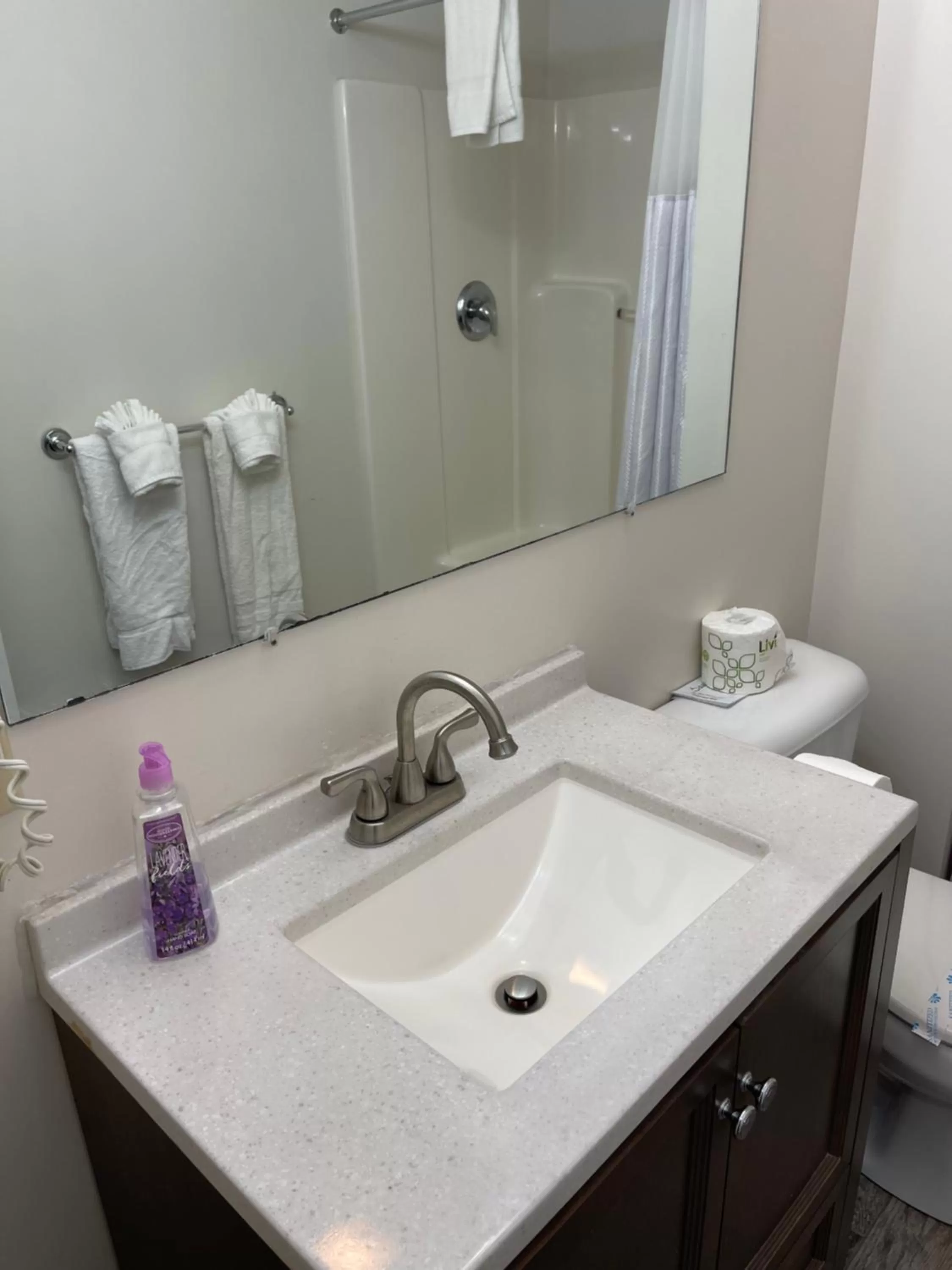 Bathroom in Colonial Motel