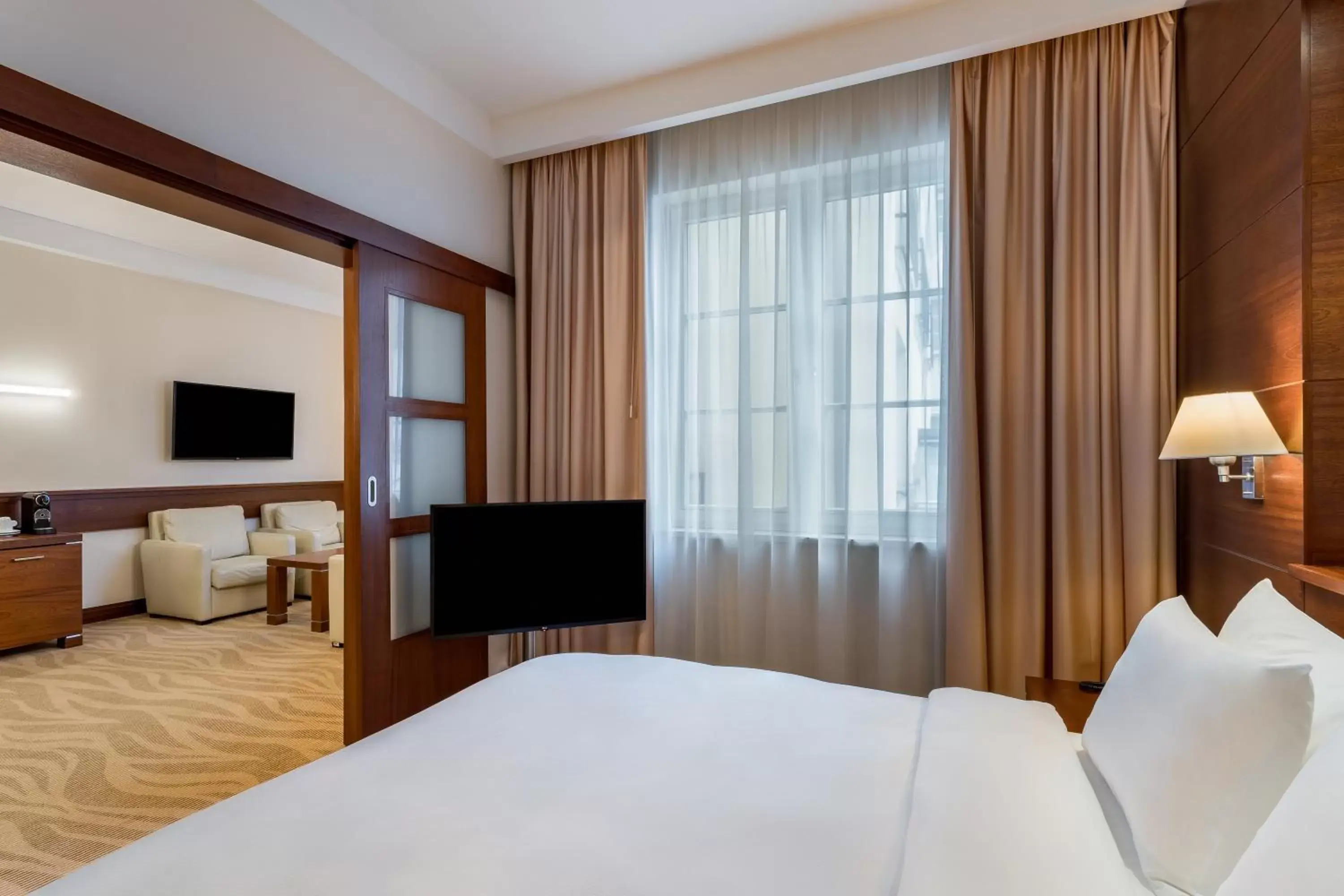 Bedroom, Bed in Radisson Blu Hotel, Gdańsk