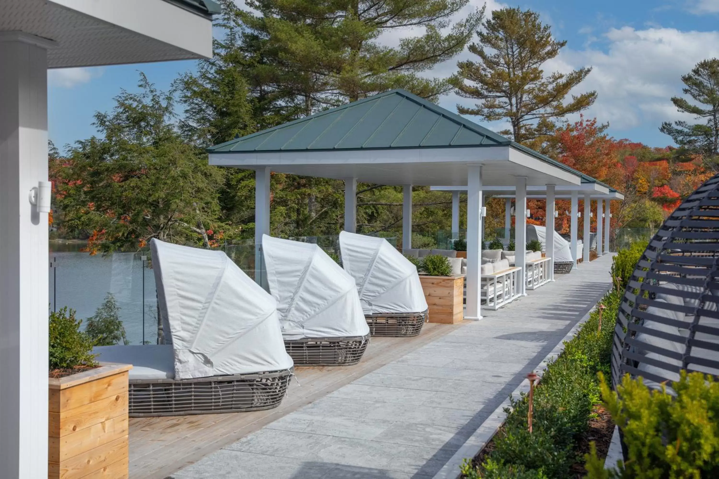 Patio in Ripplecove Hotel & Spa