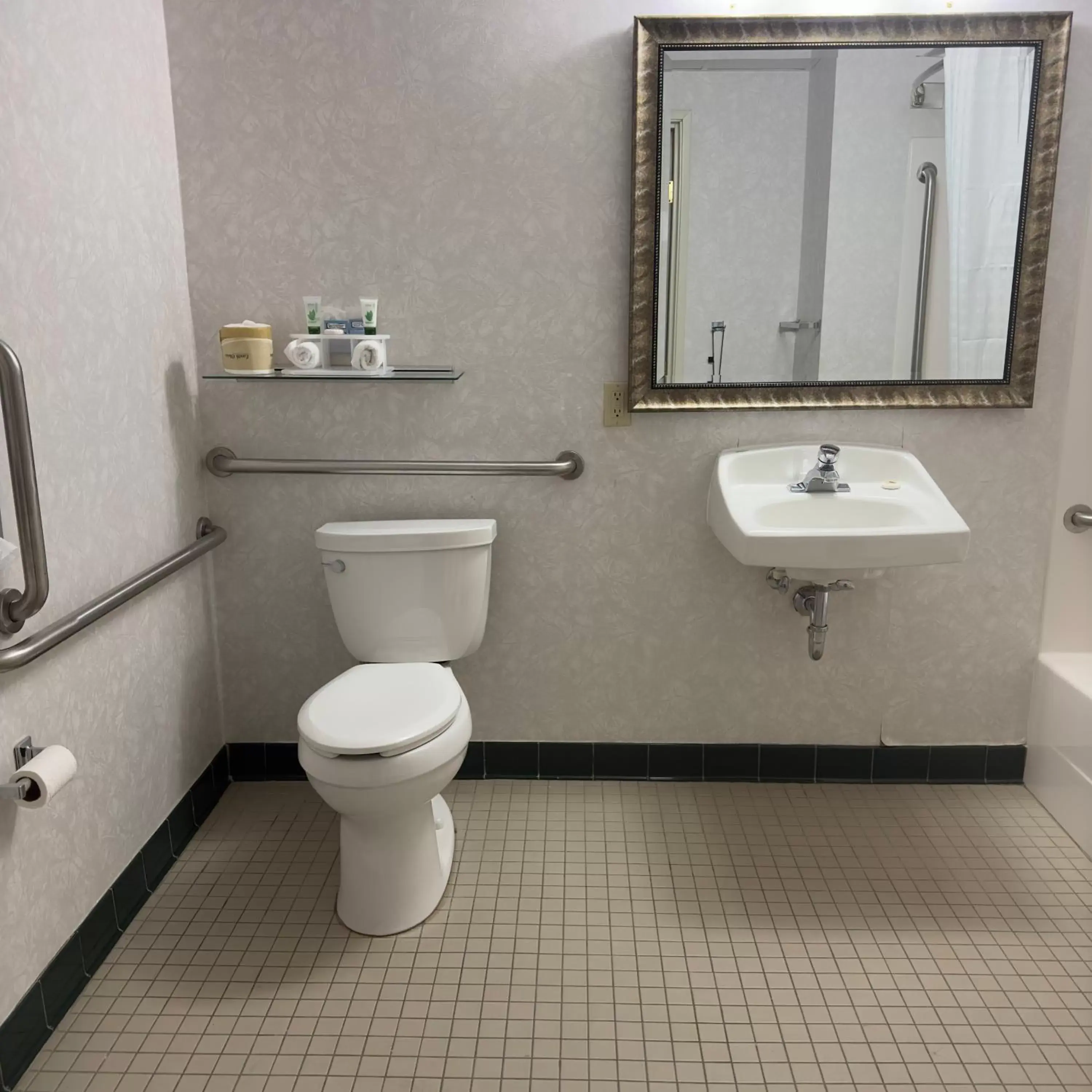 Bathroom in Duluth Inn & Suites Near Spirit Mountain