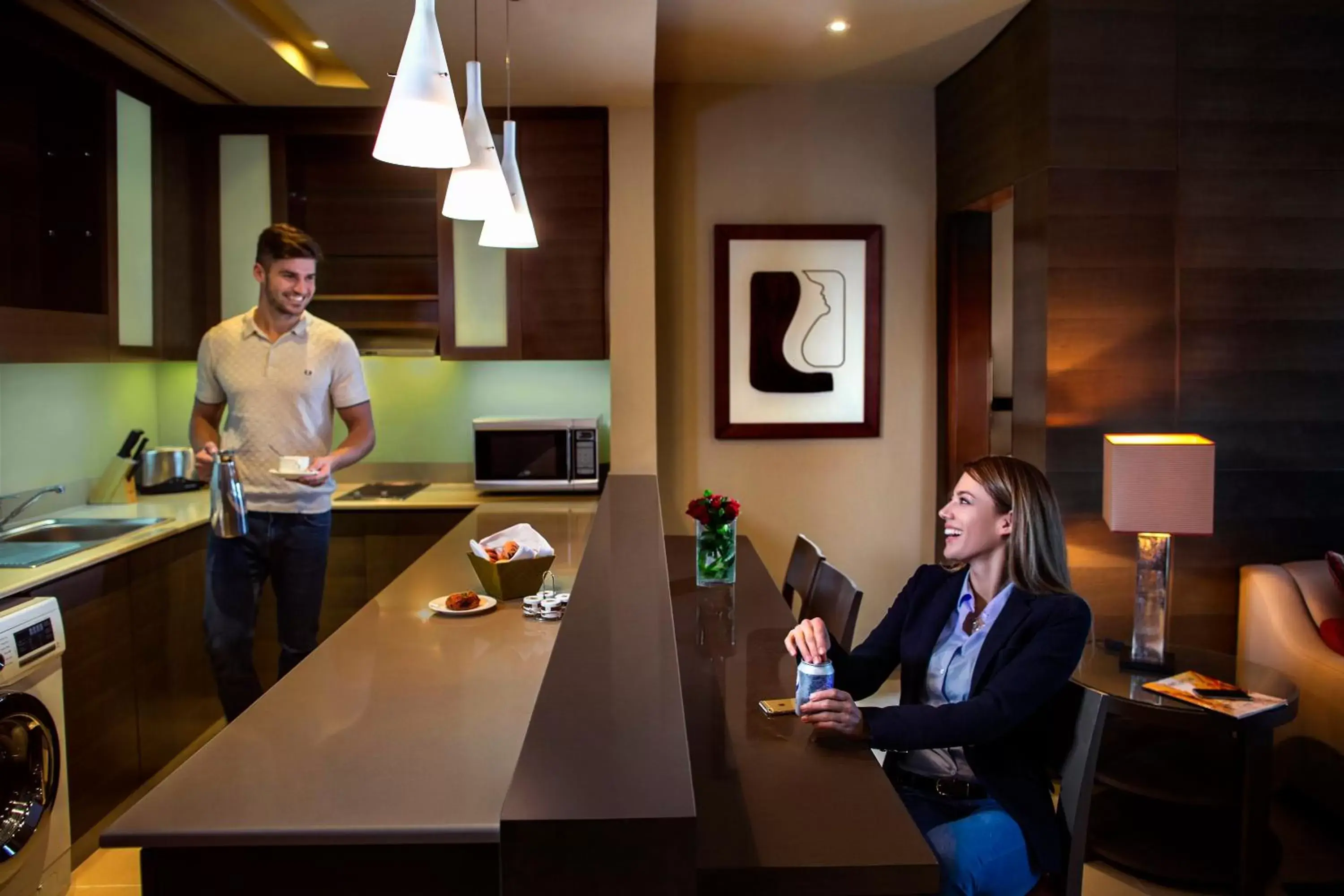 Dining area, Staff in Park Arjaan by Rotana, Abu Dhabi