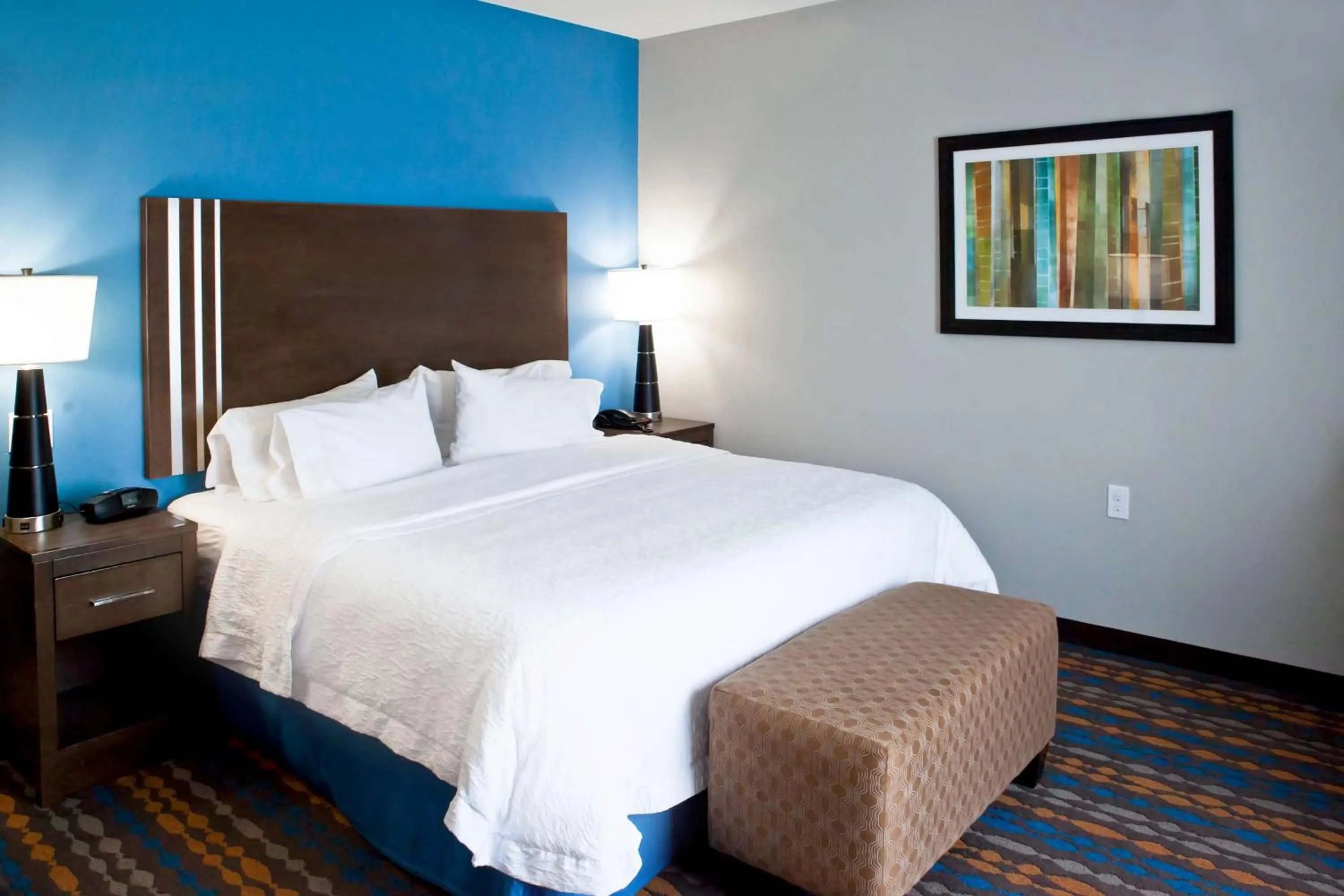 Bed in Hampton Inn Kenedy