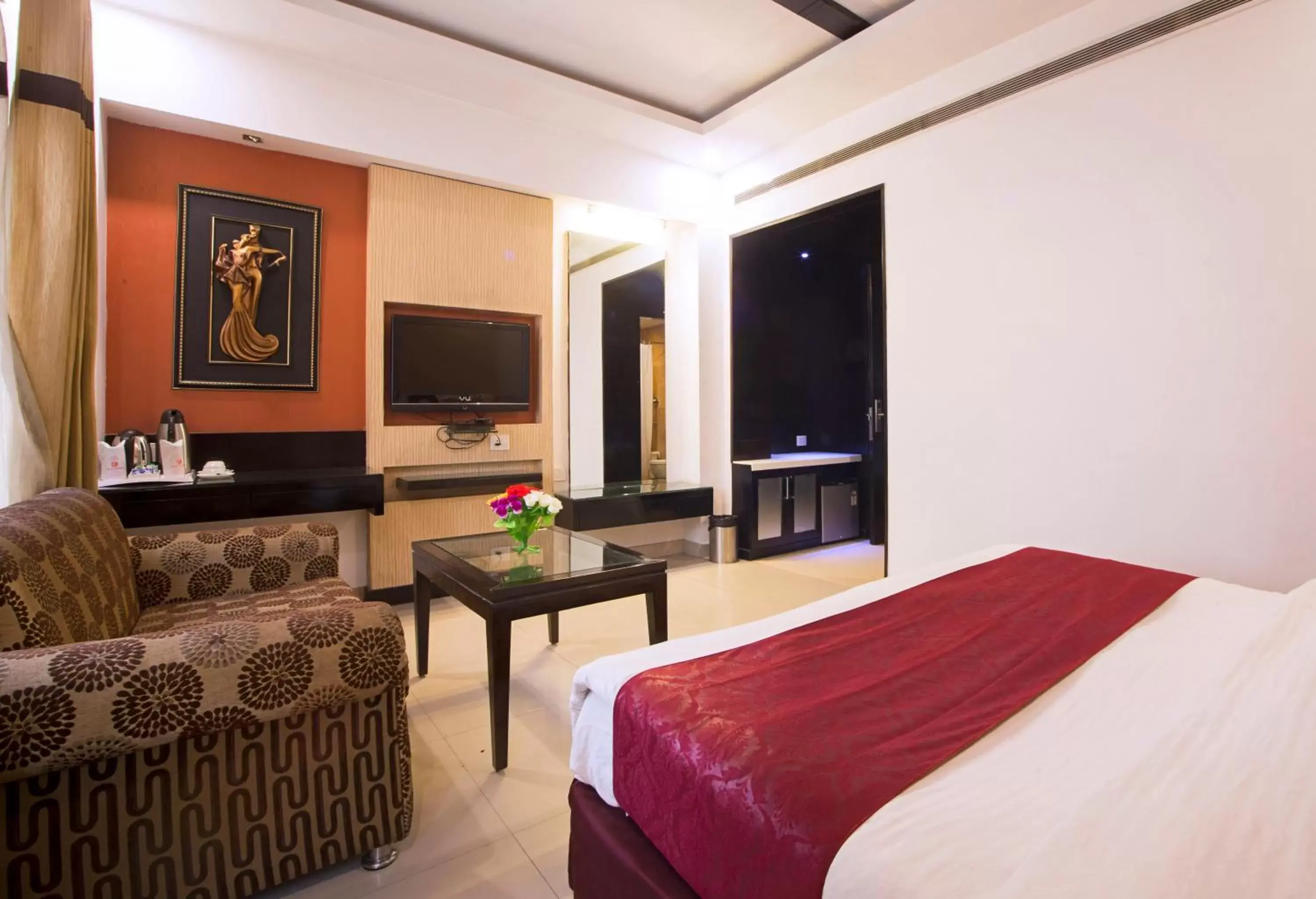 Bedroom in Hotel Krishna - By RCG Hotels