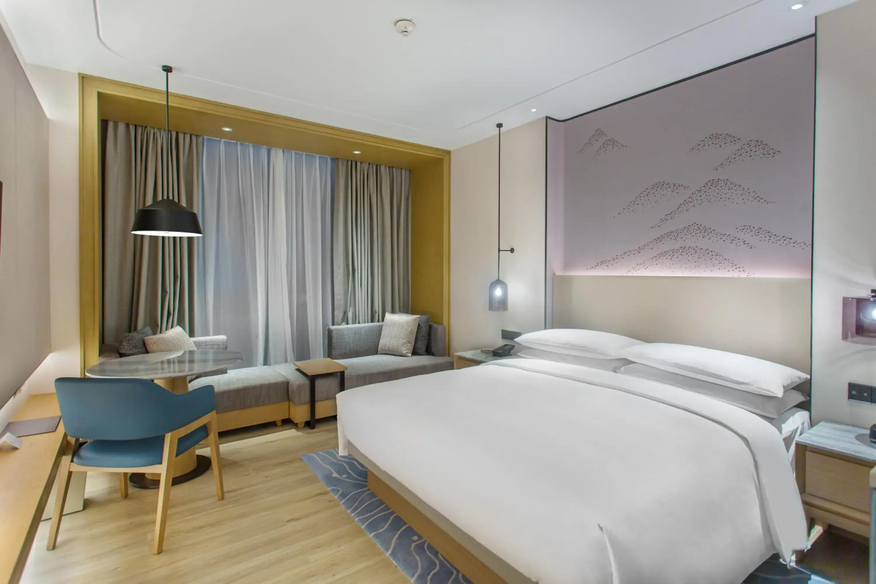 Photo of the whole room, Bed in Courtyard by Marriott Foshan Gaoming