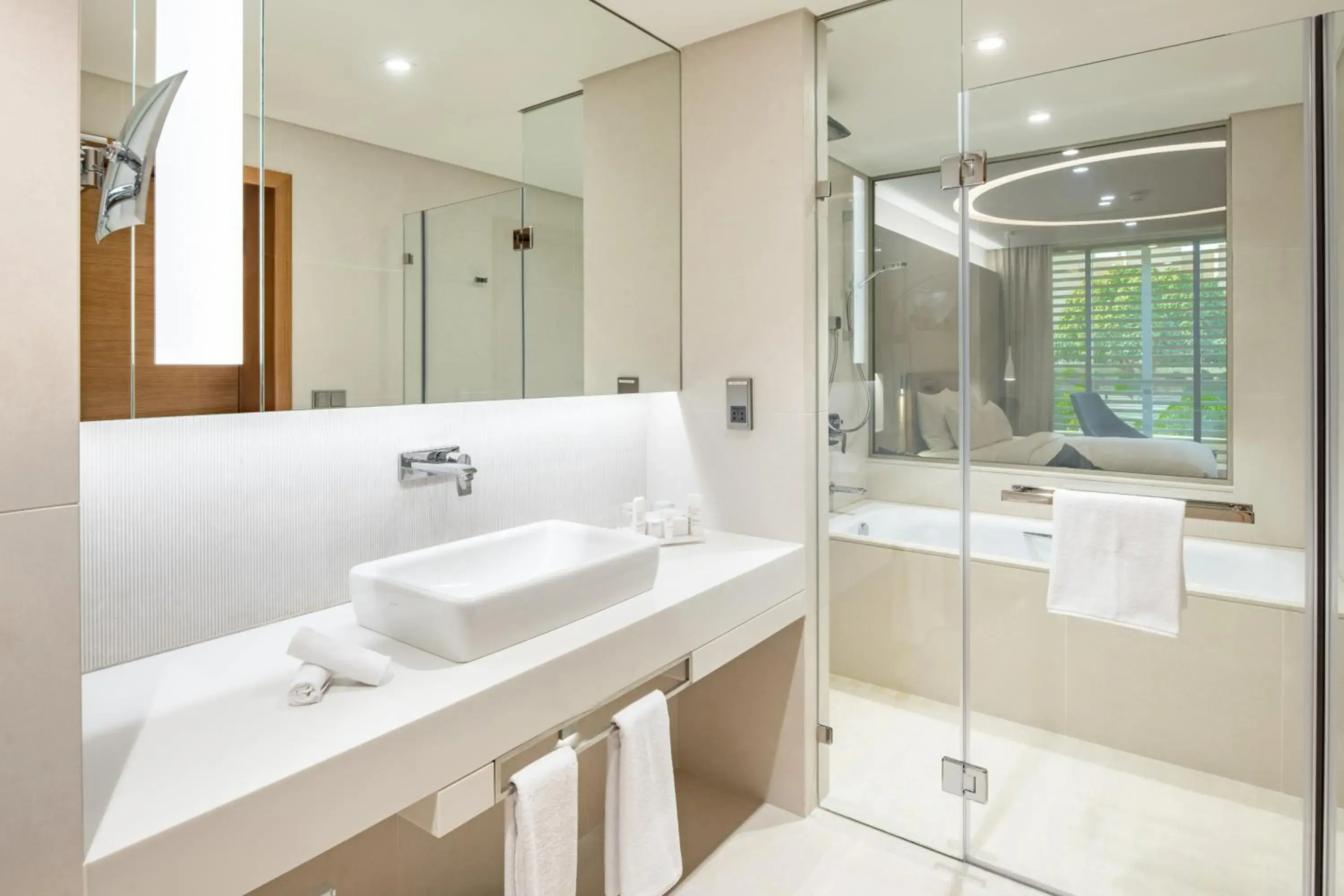 Shower, Bathroom in Radisson Blu Hotel & Residence, Riyadh Diplomatic Quarter