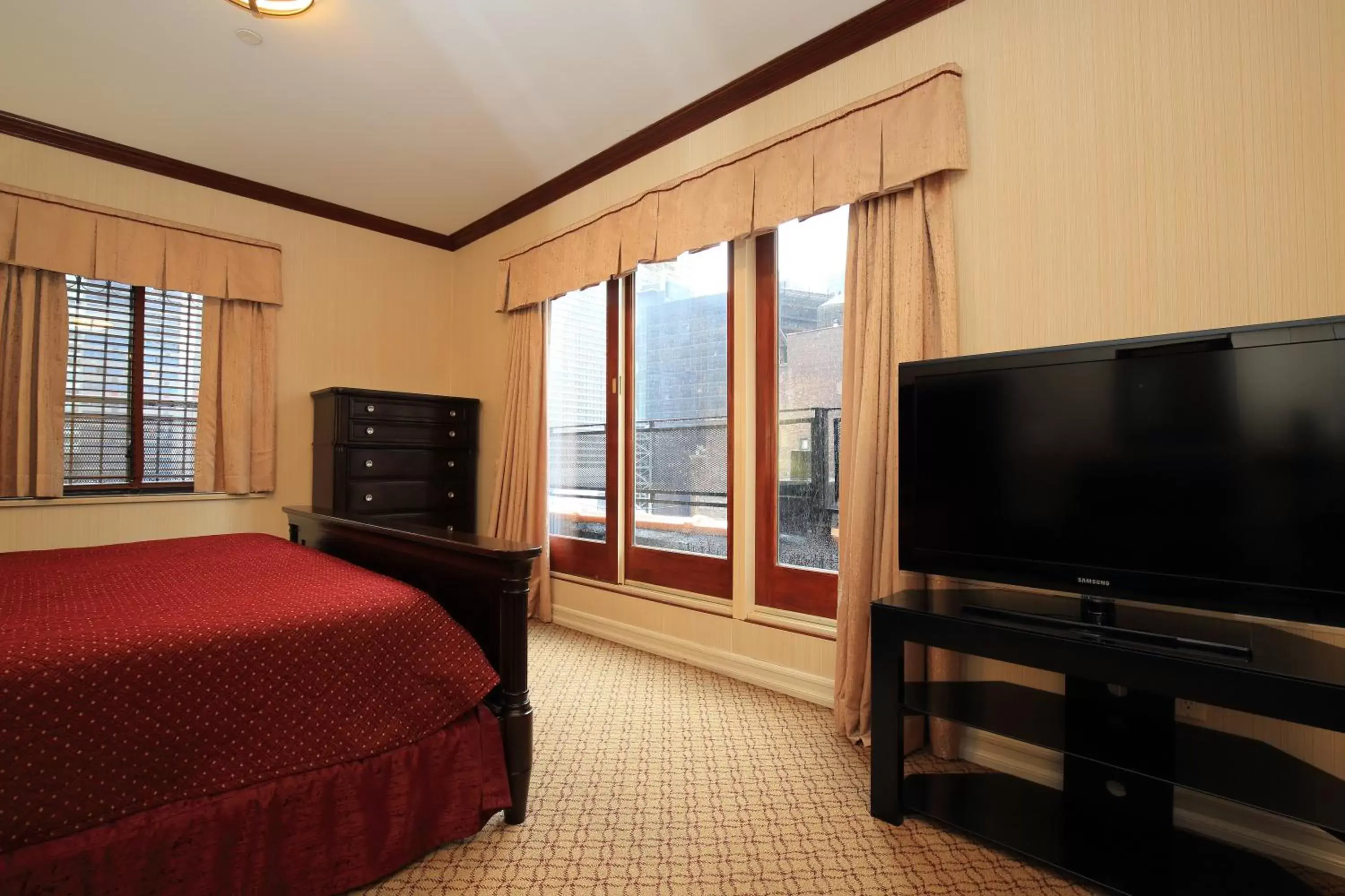 Bedroom in Radio City Apartments