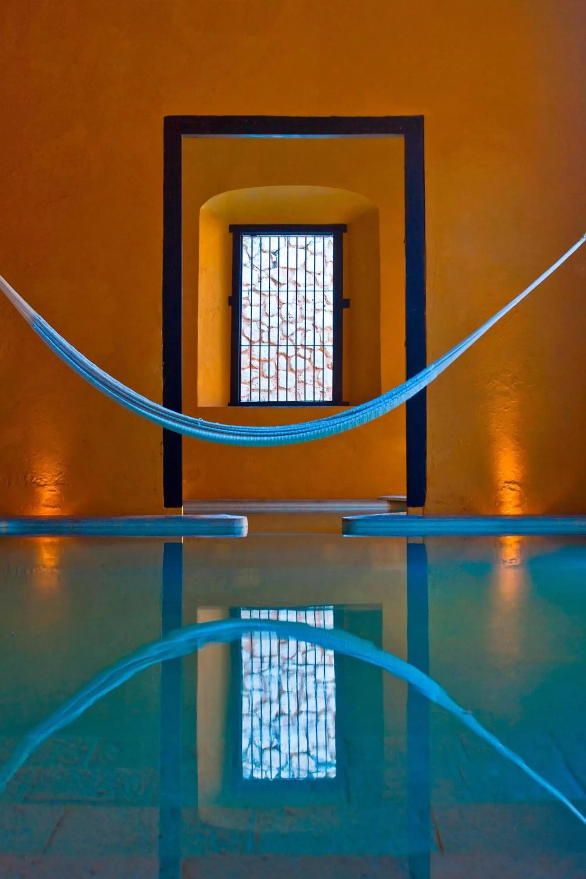 Pool view in Hacienda Campeche Pool view in Hacienda Campeche