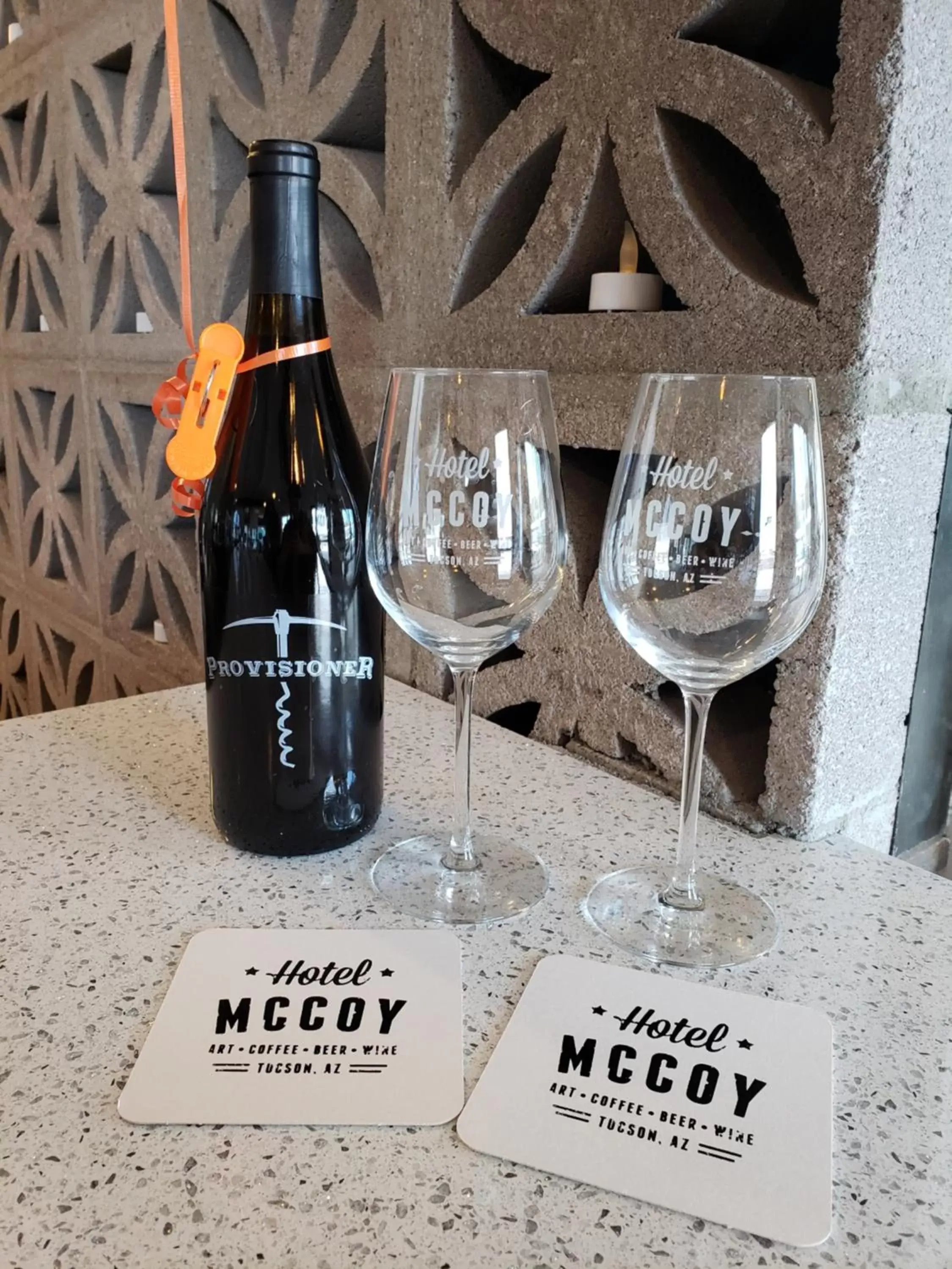 Alcoholic drinks in Hotel McCoy - Art, Coffee, Beer, Wine