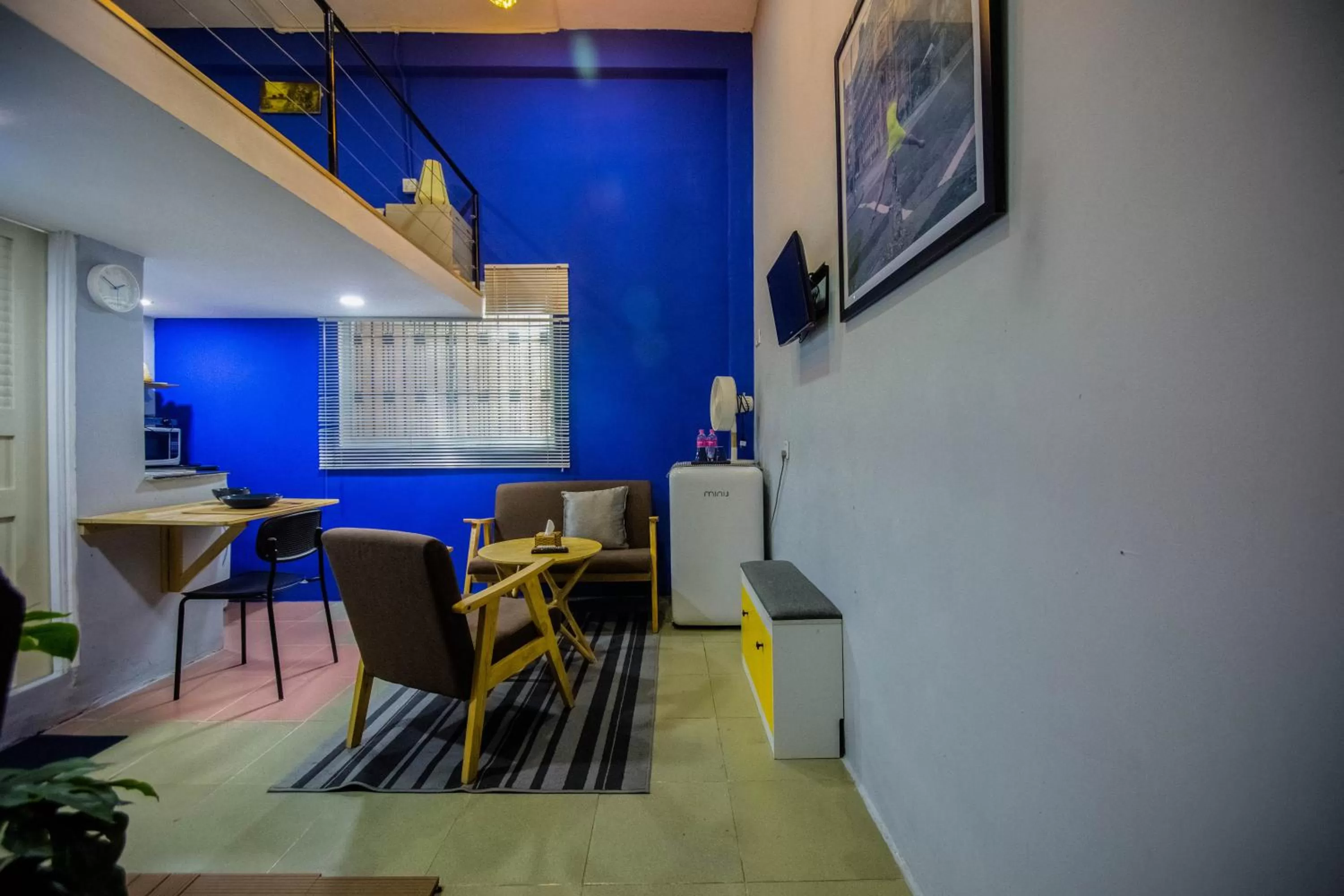 Living room in The Artist Residence