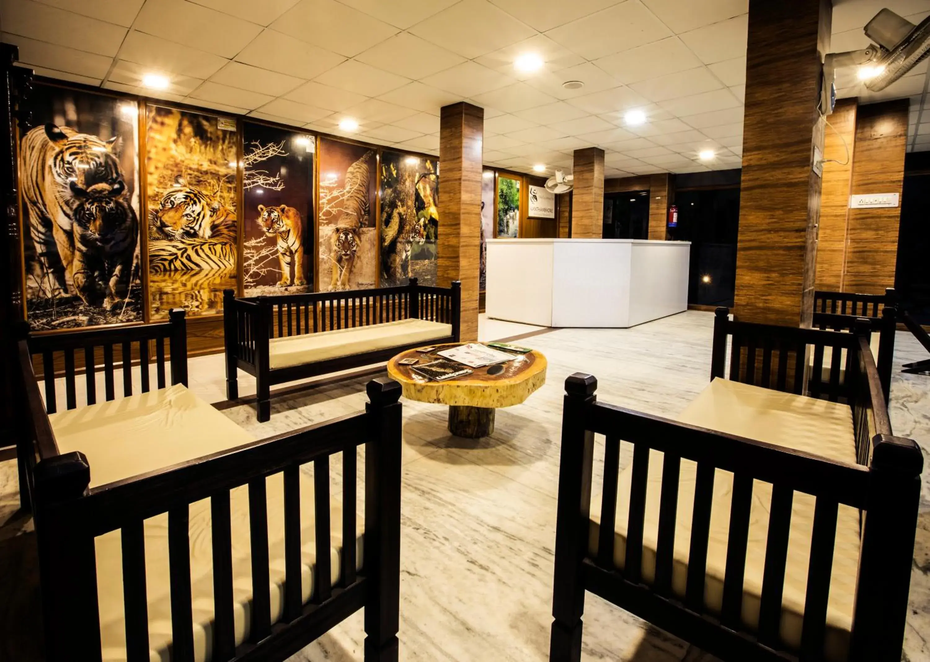 Lobby or reception in Ranthambhore National Resort