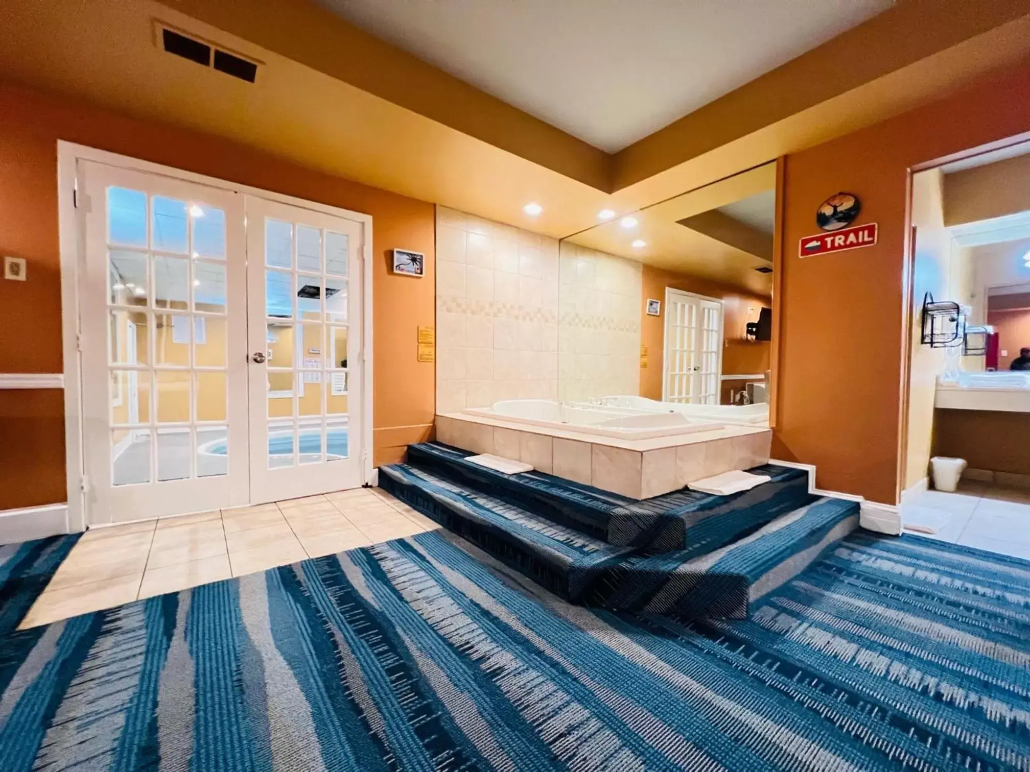 Hot Tub, Swimming Pool in Inn of the Dove Romantic Luxury Suites with Jacuzzi & Fireplace at Harrisburg-Hershey, PA