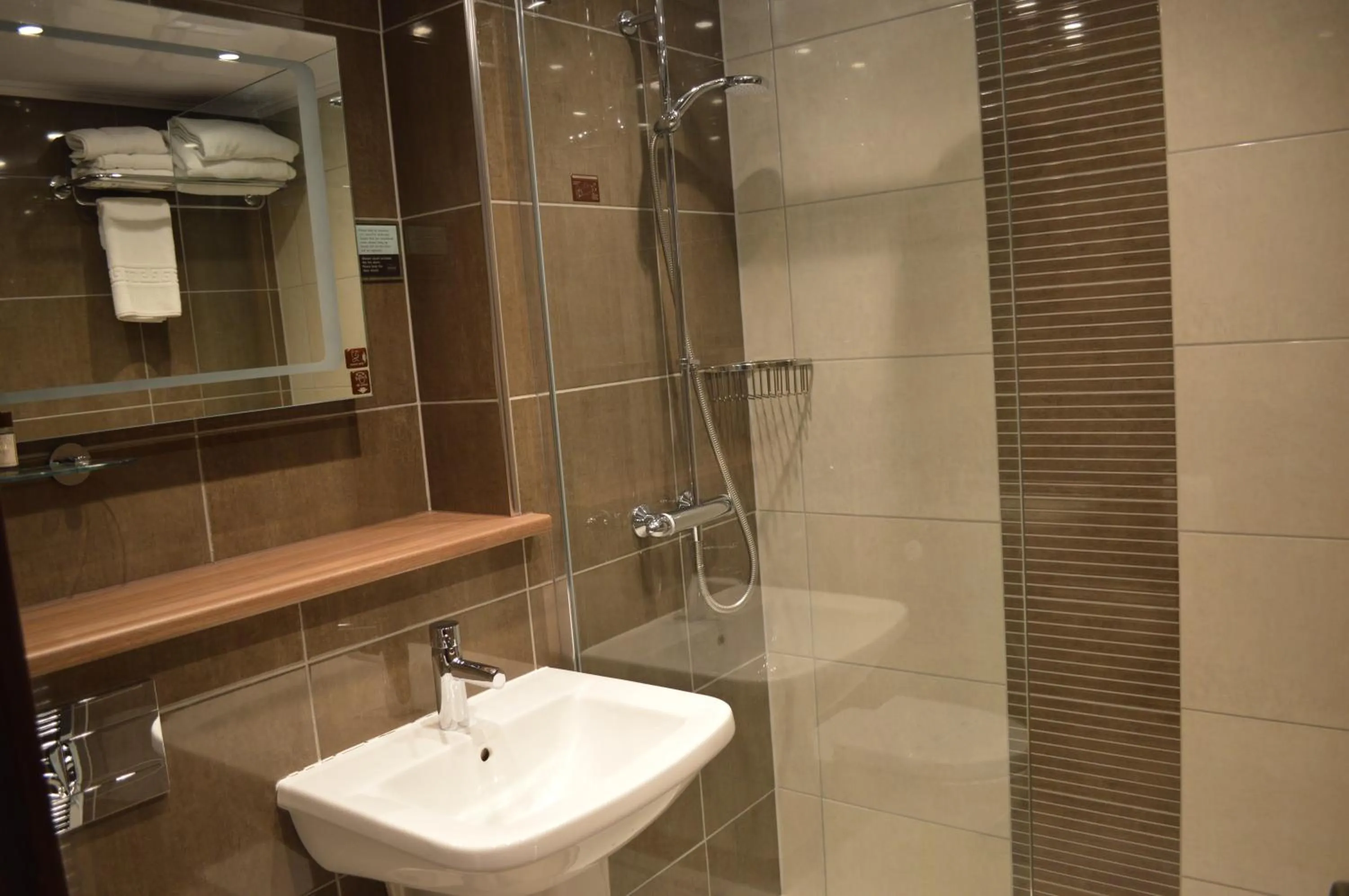 Shower in Cruachan Hotel