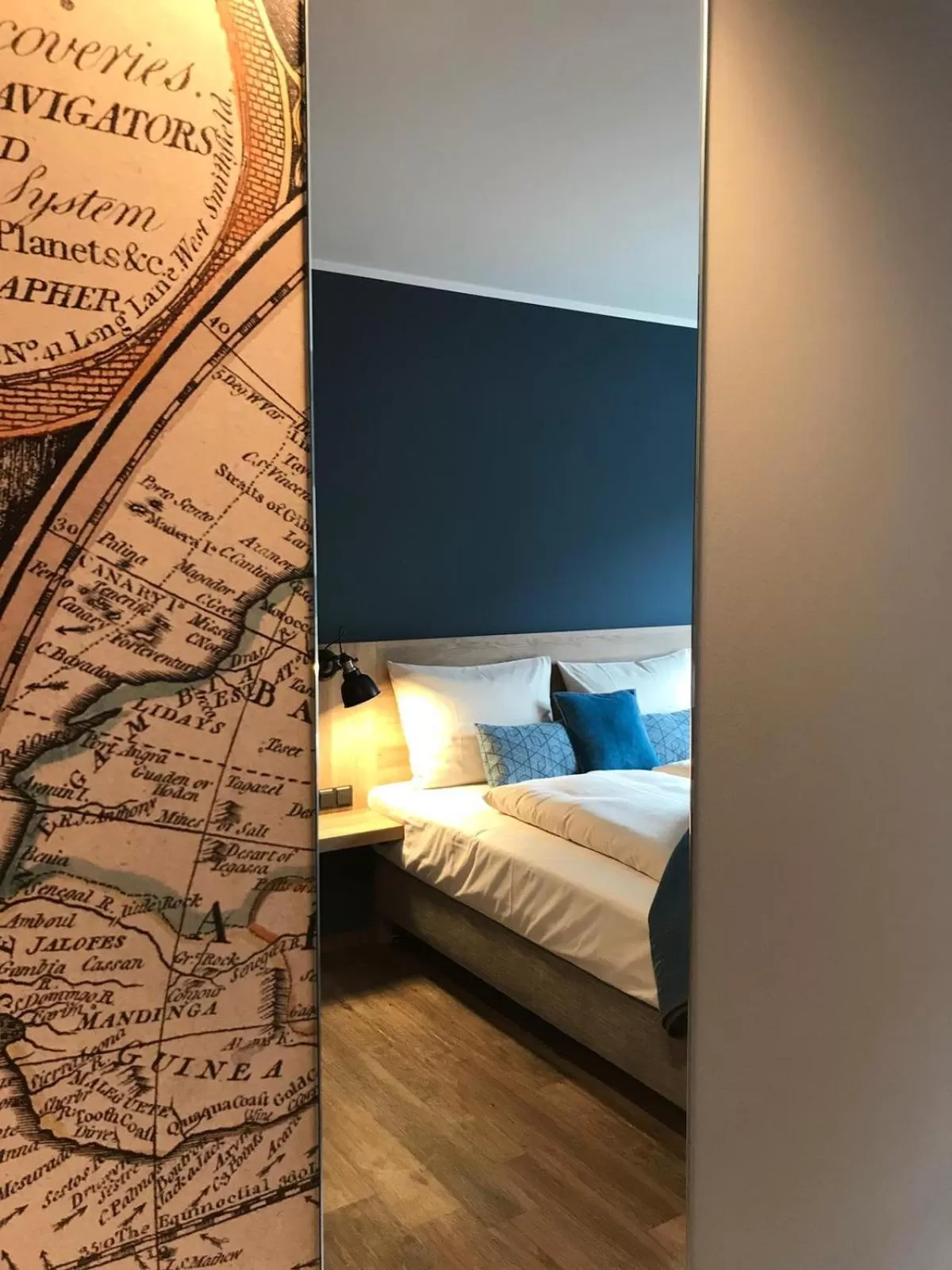 Decorative detail, Bed in HARBR Hotel Konstanz, a member of Radisson Individuals