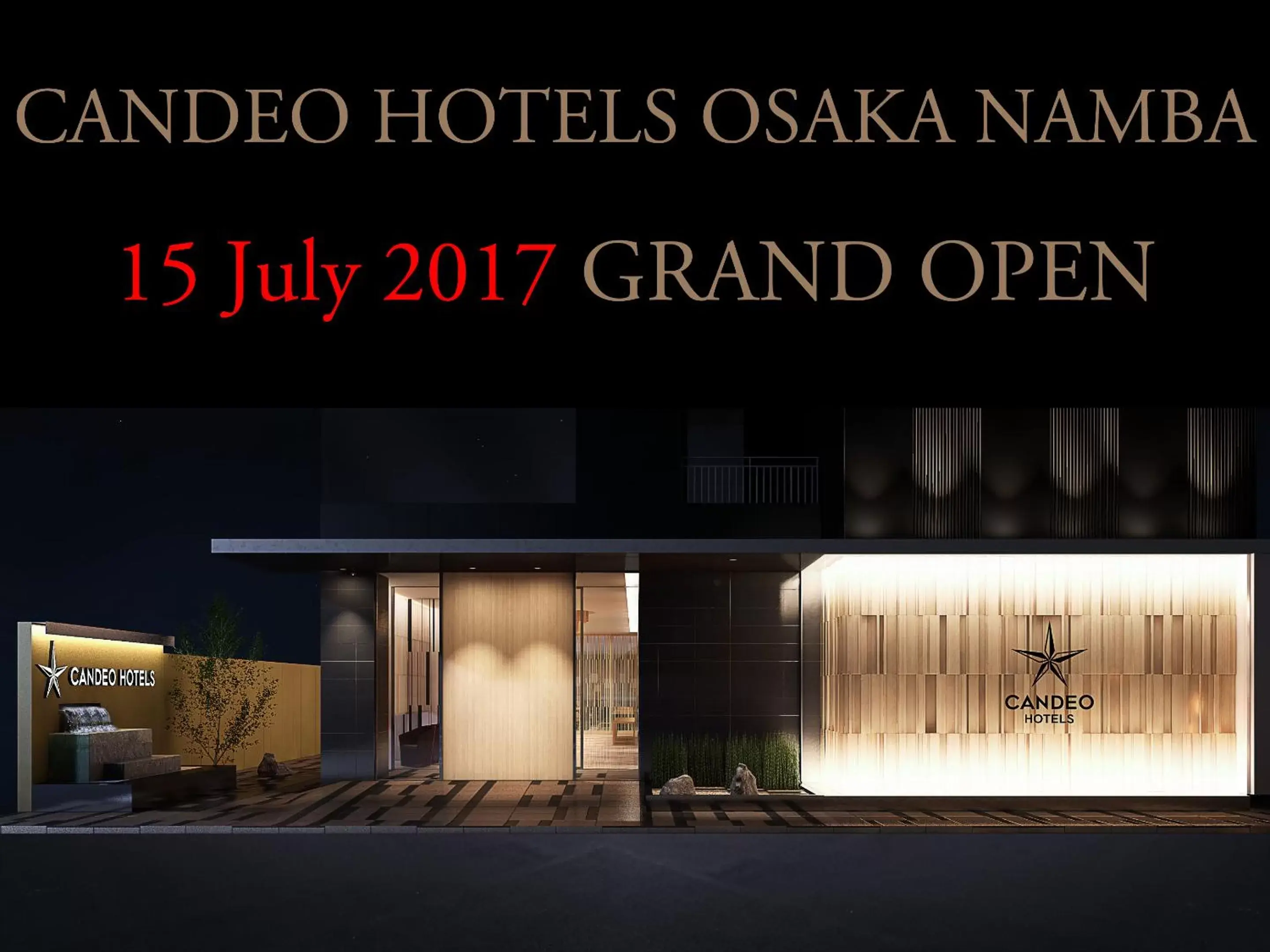 Facade/entrance in Candeo Hotels Osaka Namba