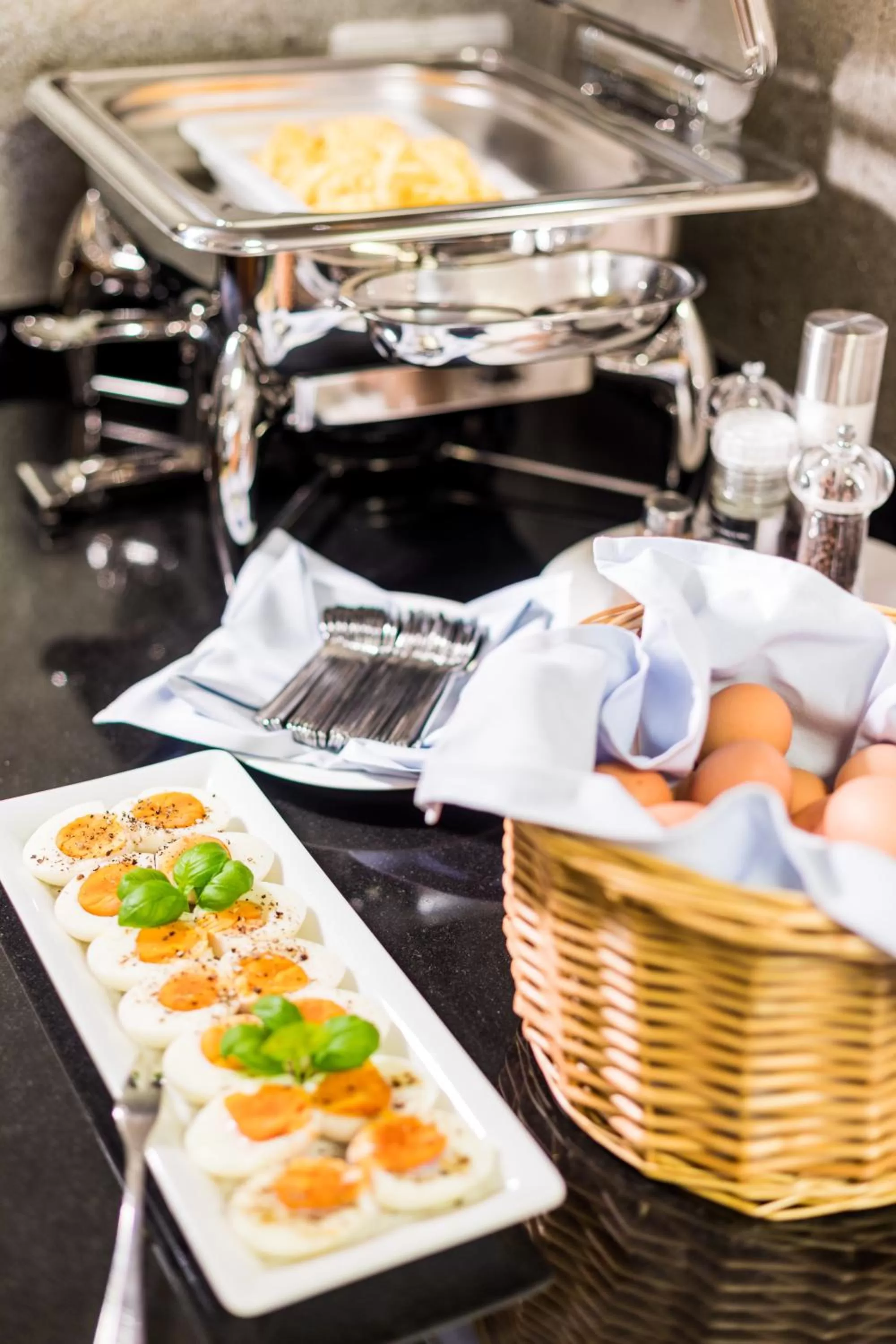 Buffet breakfast in Hotel Vis à vis